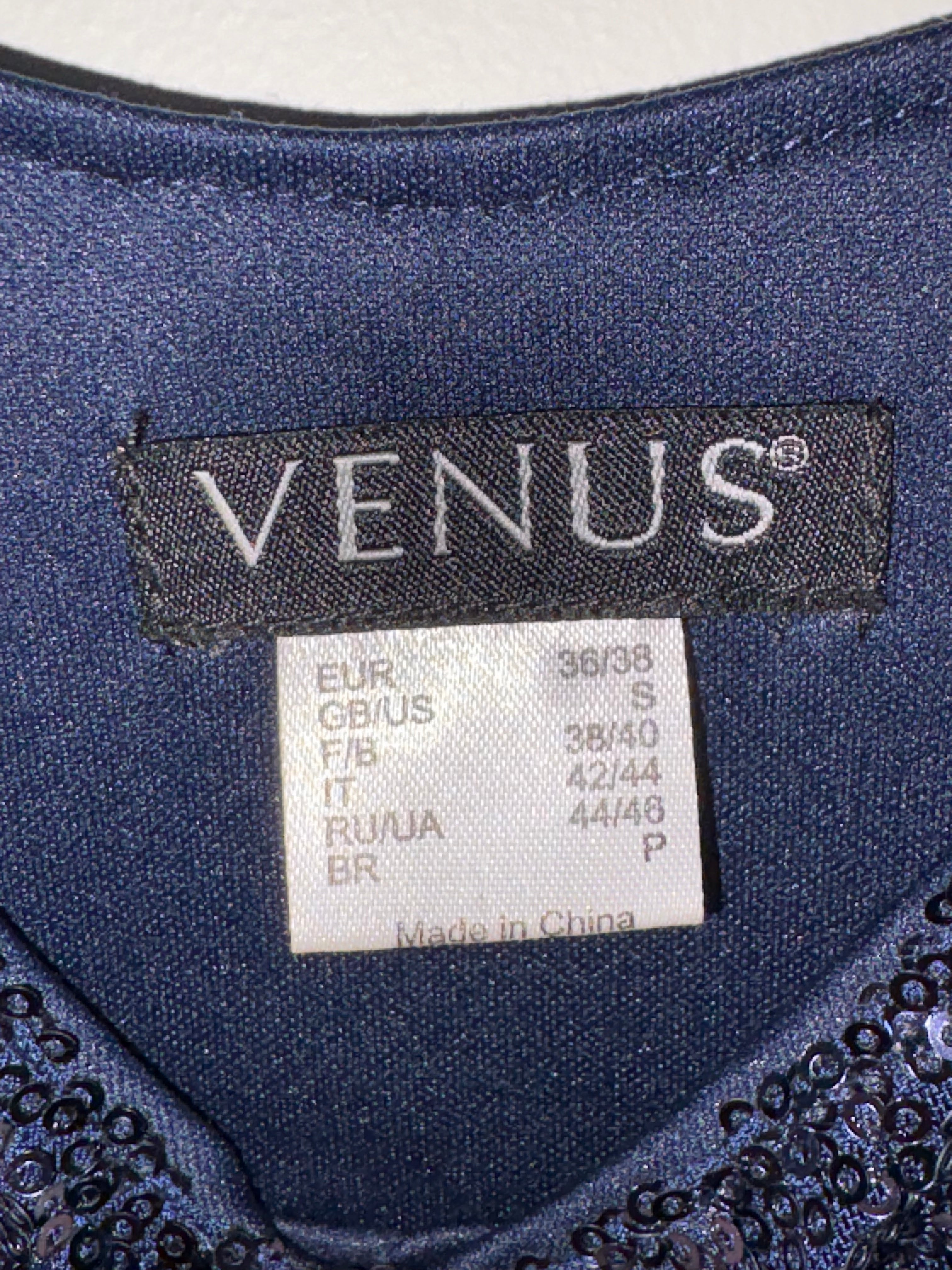 Venus Sequins Navy Paint the Town Dress