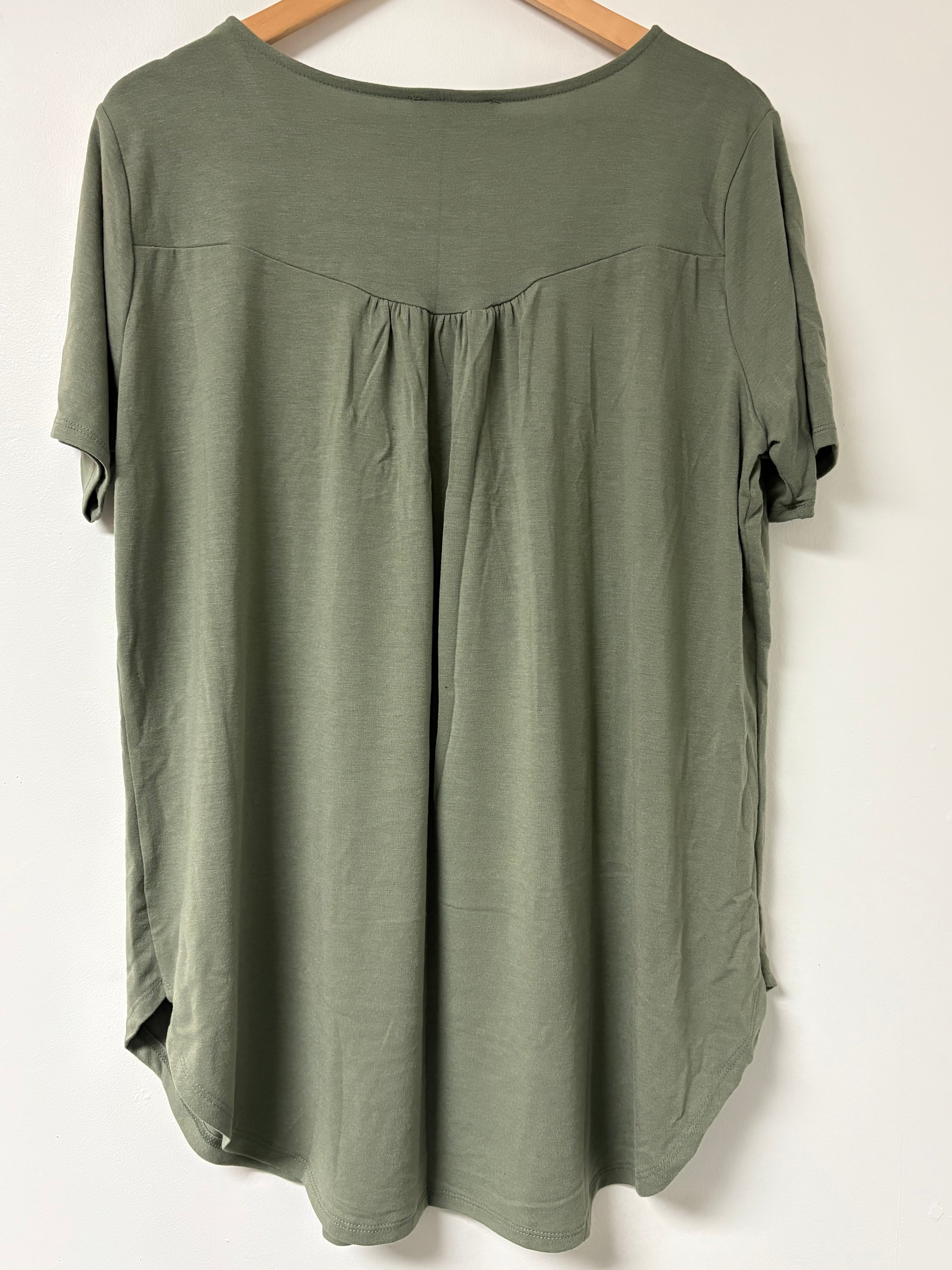 Olive Green Top w/ a Flow