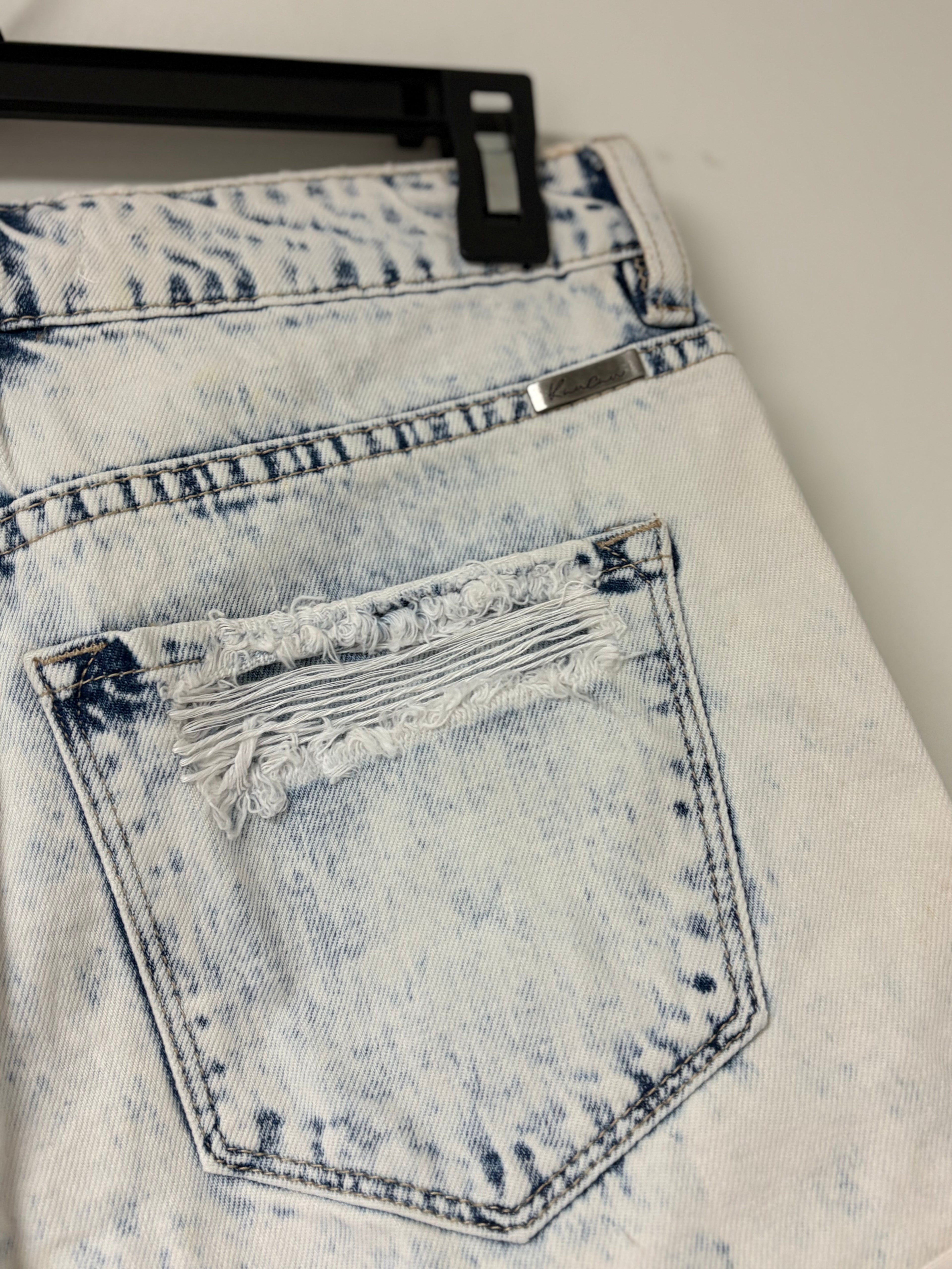 KanCan Whitewashed Shorts