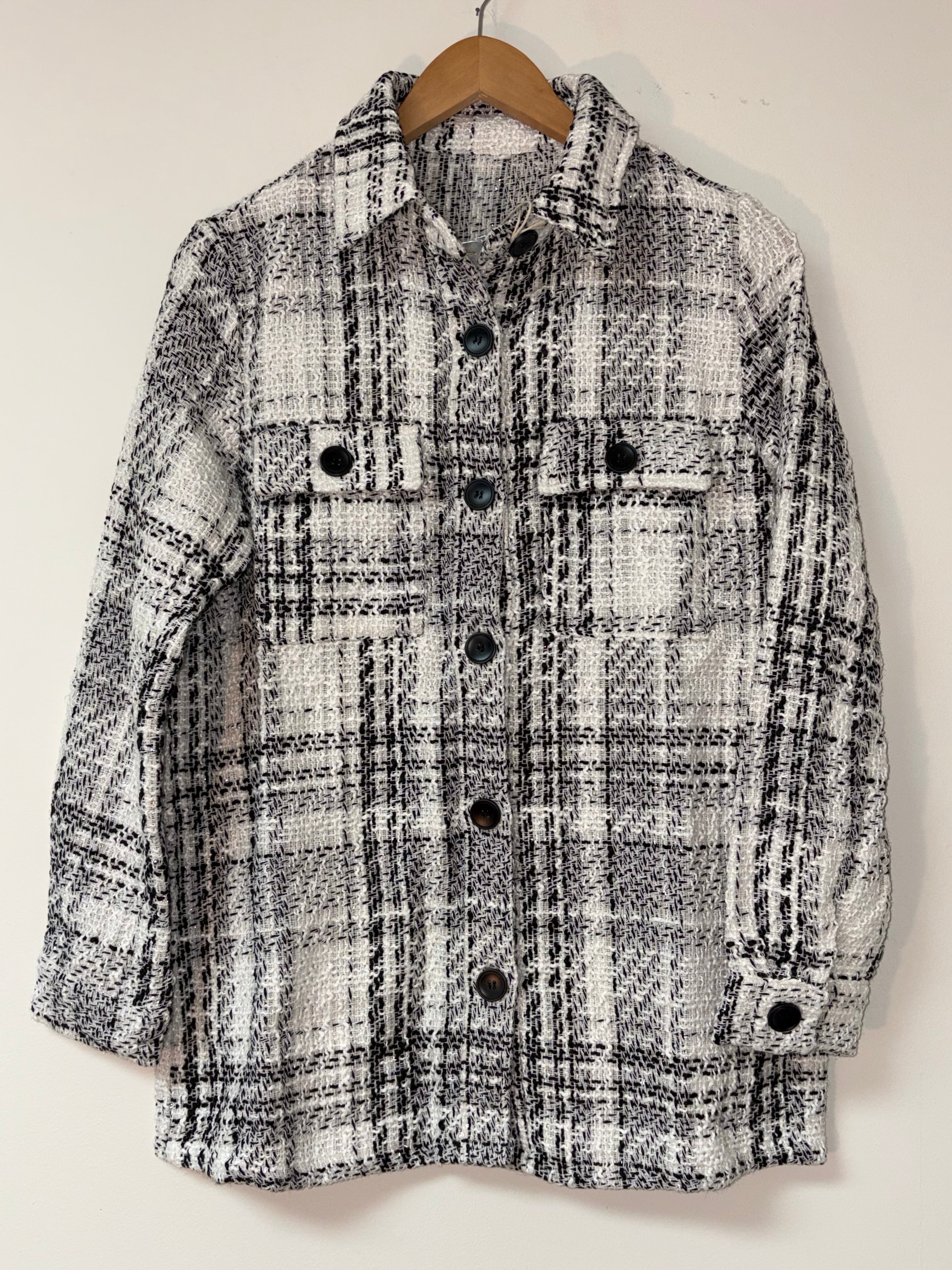 Black & White Plaid Flannel