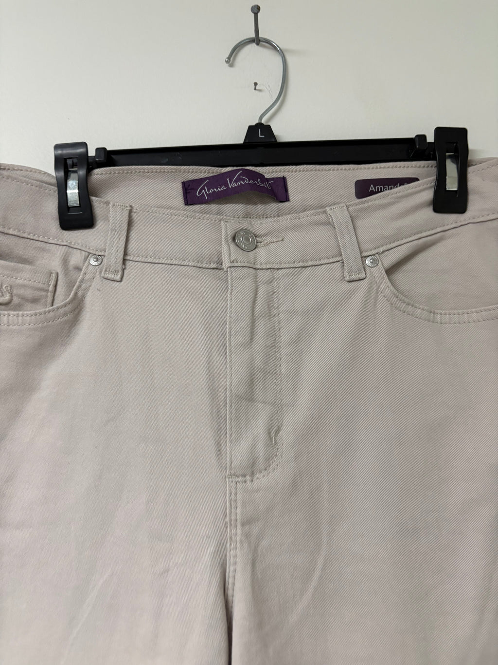 Gloria Vanderbilt Beige Amanda Jeans