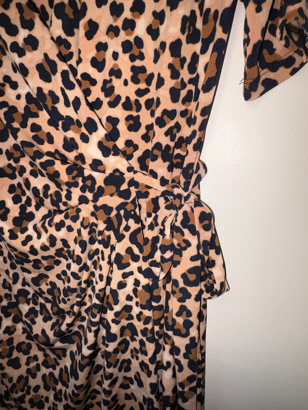 Motherhood Leopard Print Dress | Quarter Sleeves | Size Small | Maternity