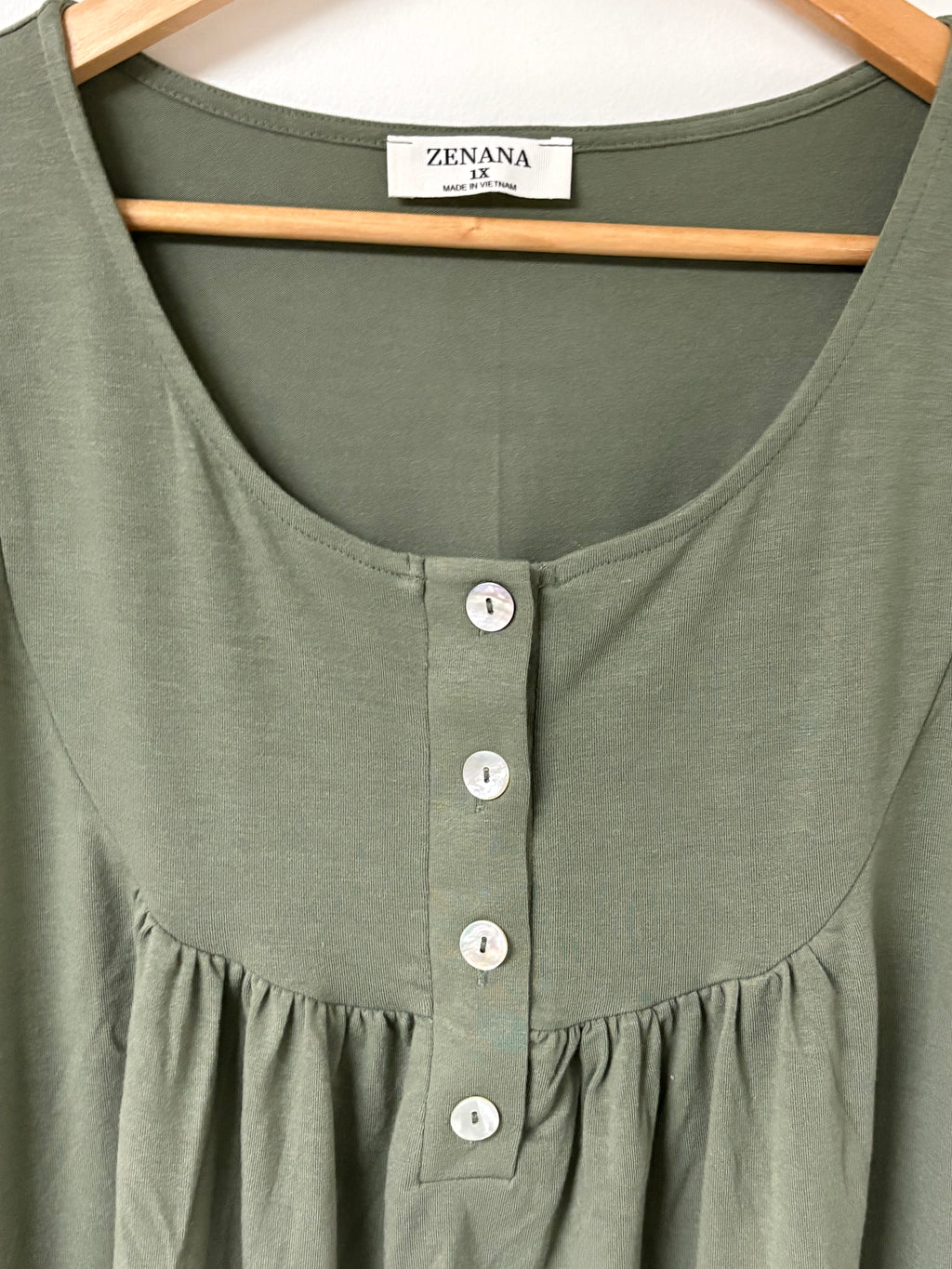 Olive Green Top w/ a Flow