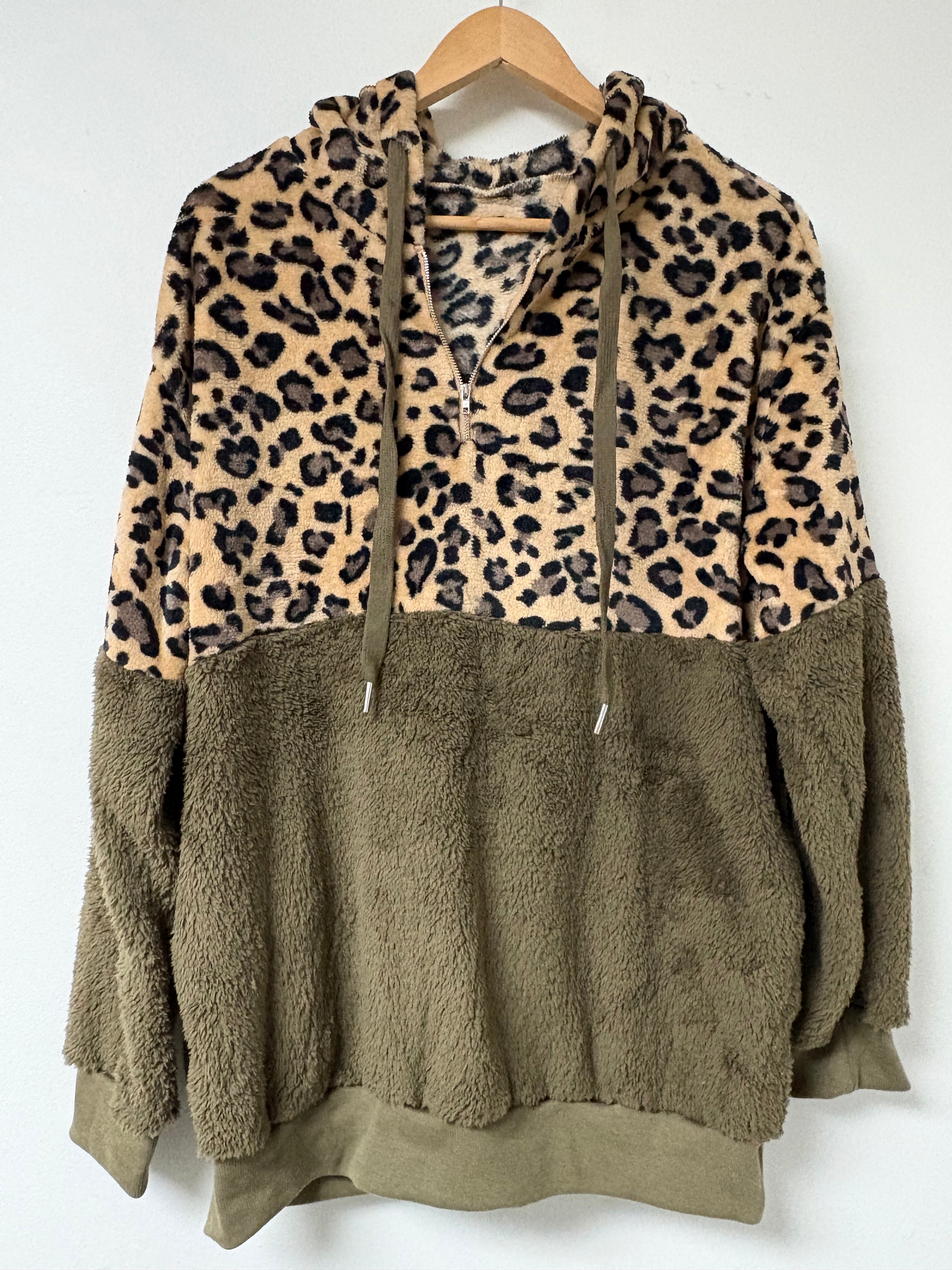 Olive my Leopard Print Fleece 😍