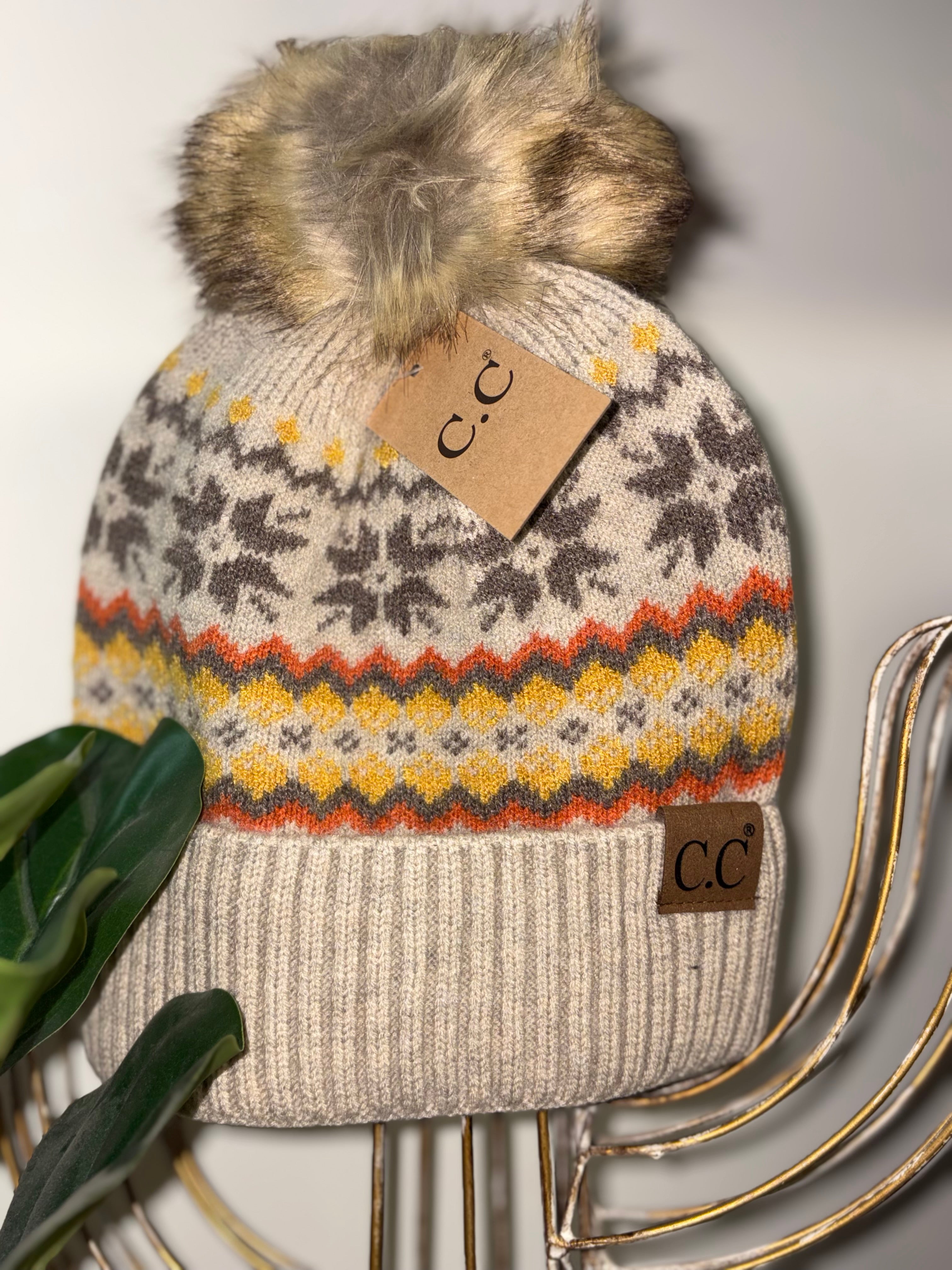 Beanie Hats | CC Brand | Puff Ball Hats