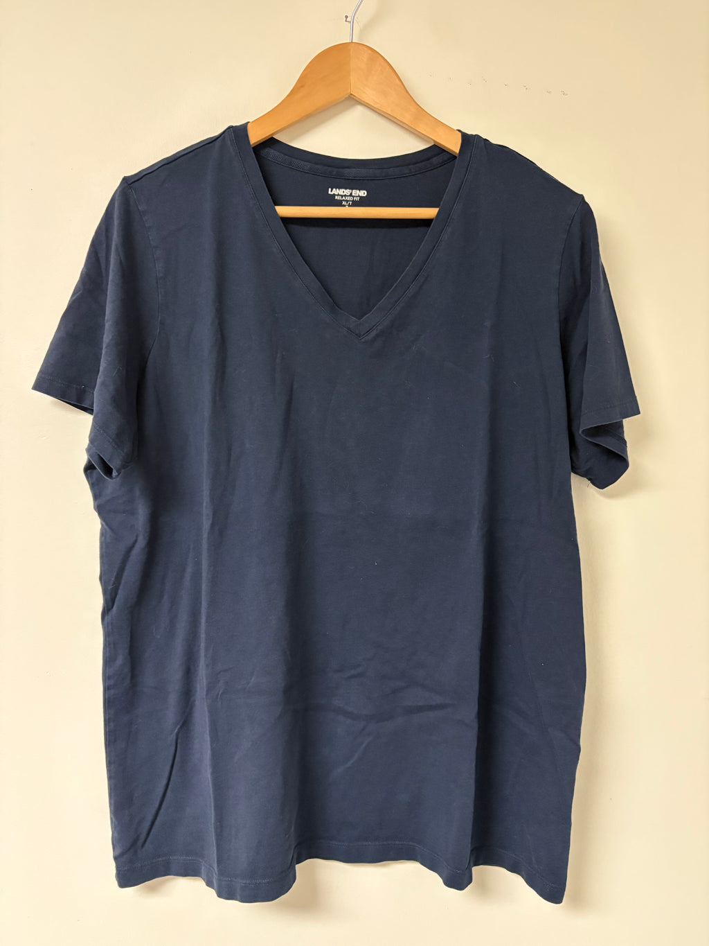 Navy Tee | Lands End | XL