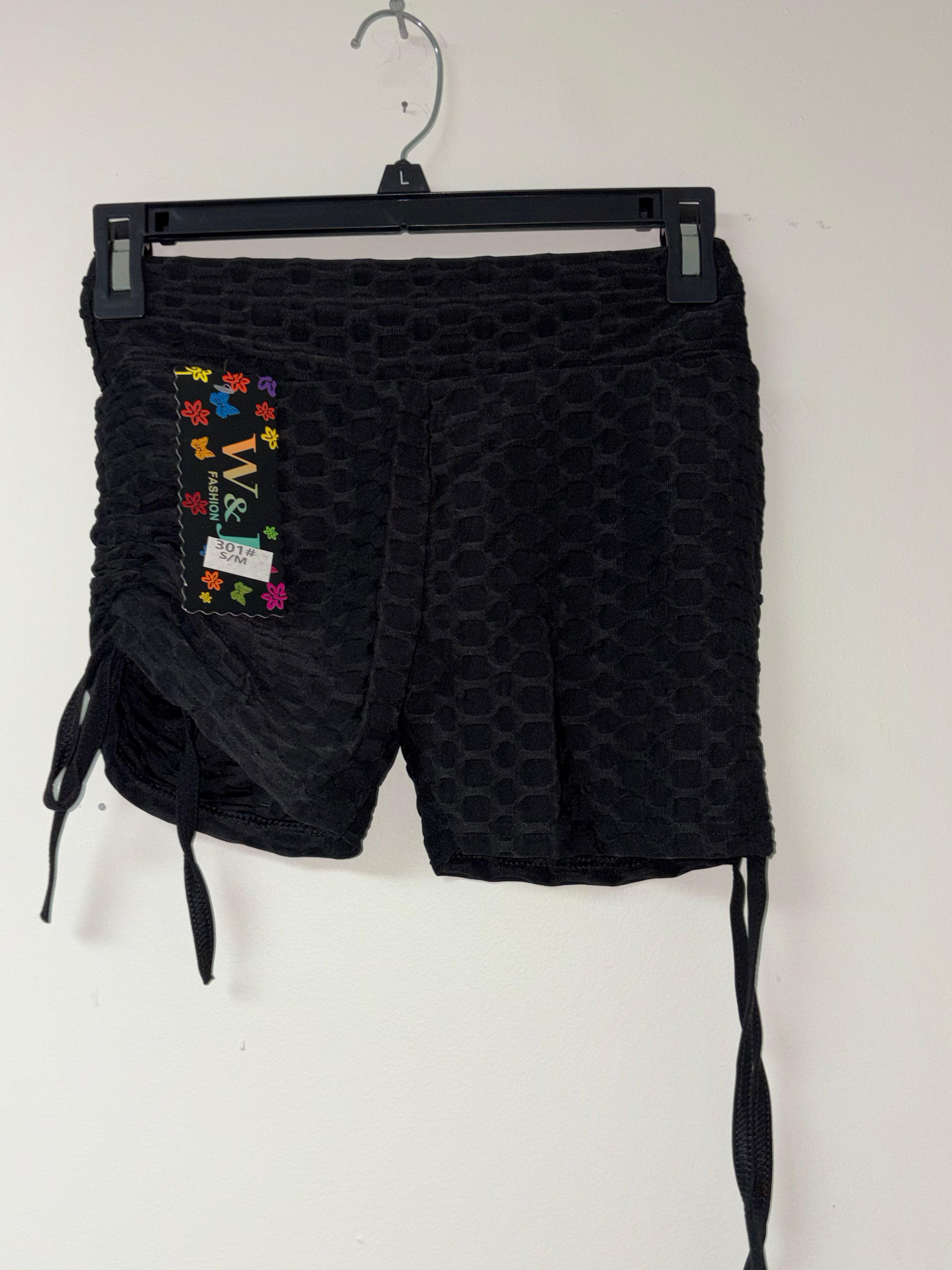 Cheeky Cheek Black Shorts