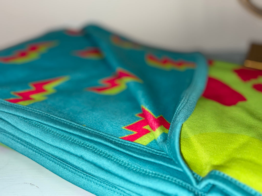 Crazy Town Stormy Bolts Blankets