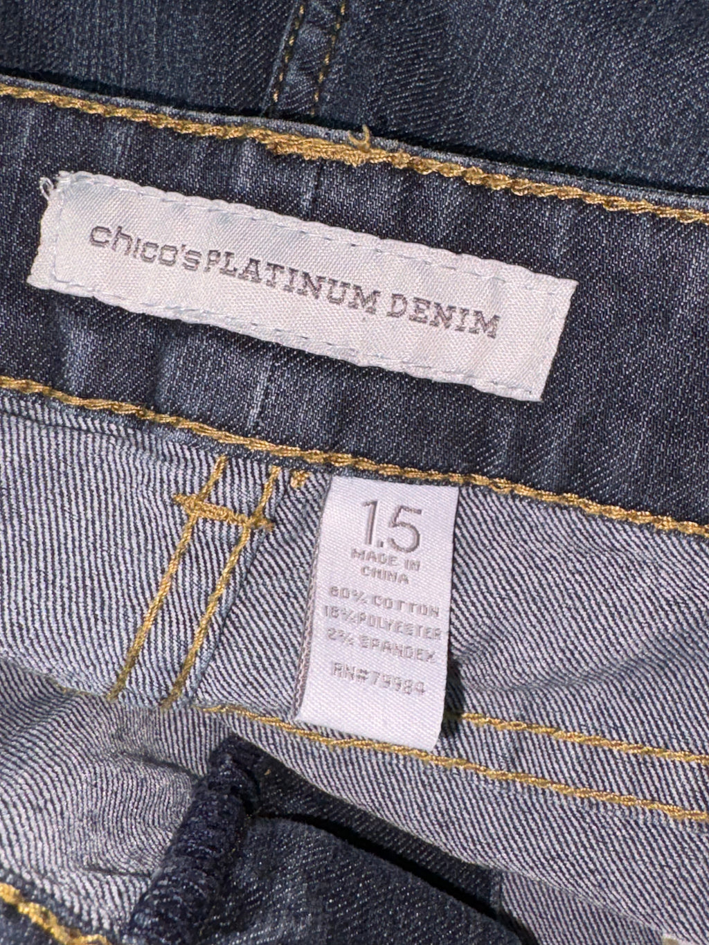 Chico’s Platinum Jeans