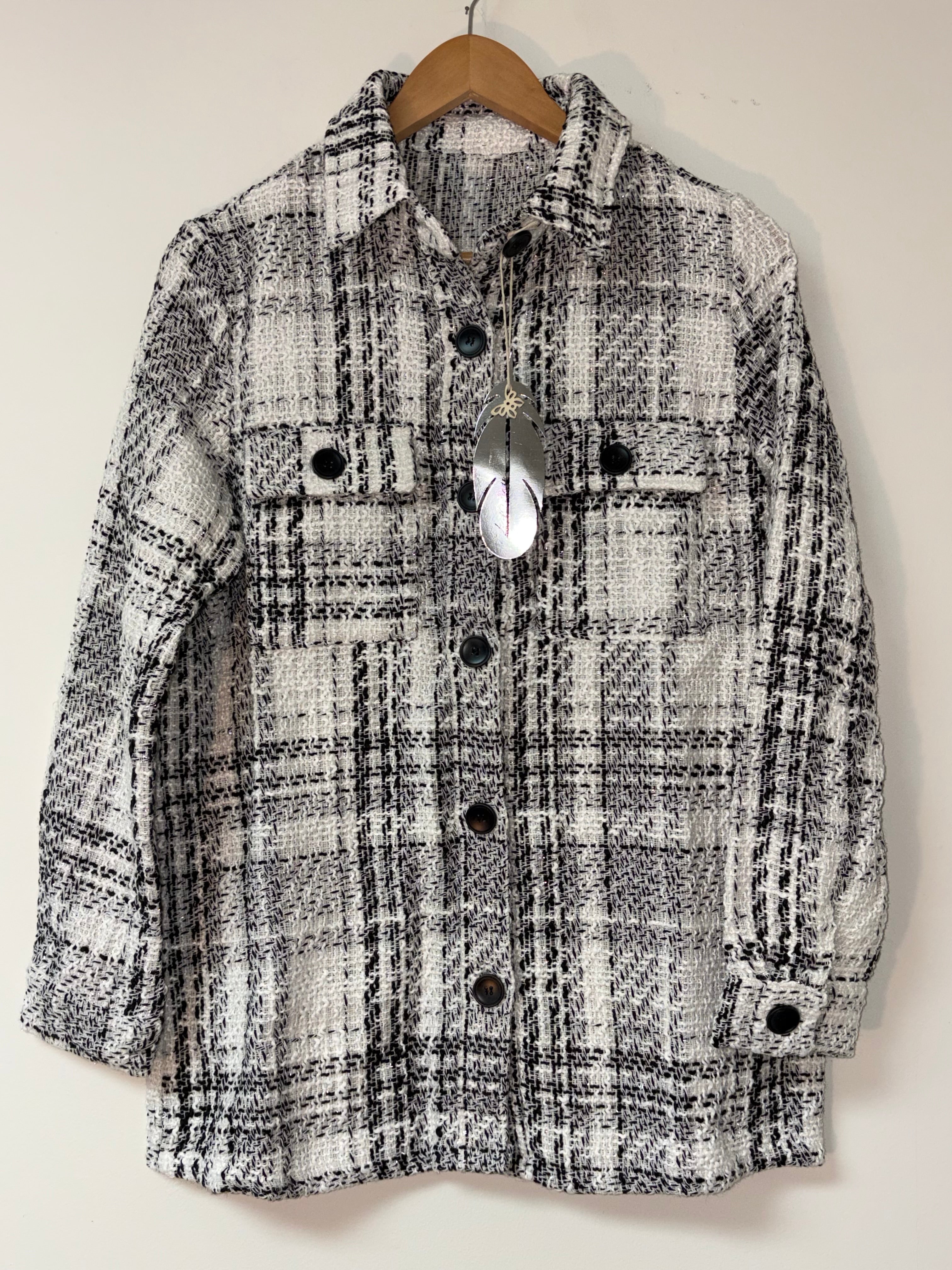 Black & White Plaid Flannel