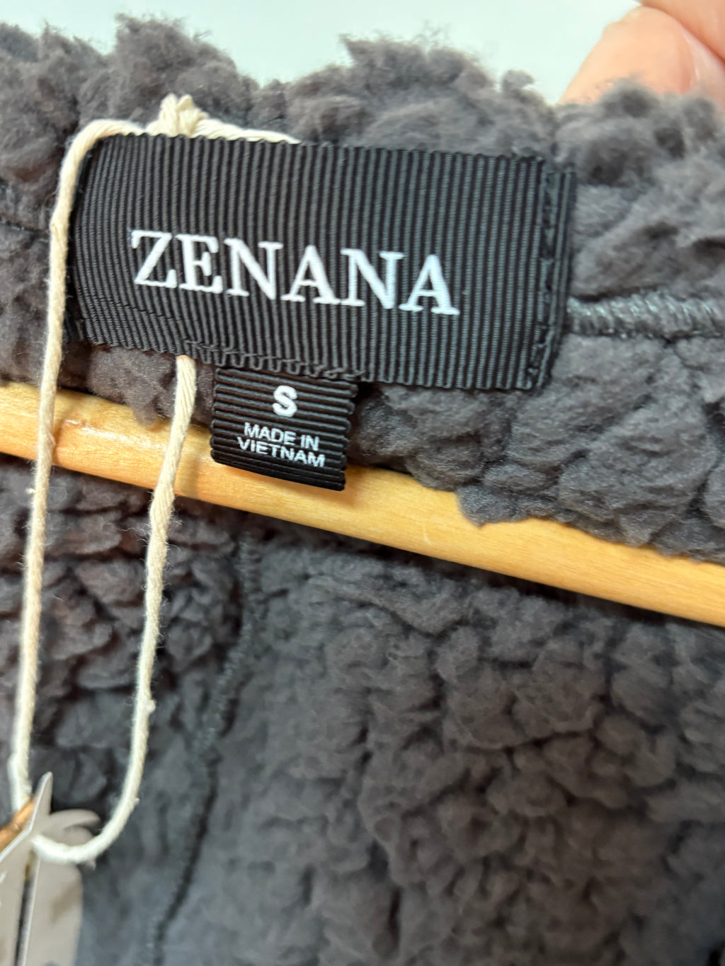 Charcoal Fleece Cozy Vest