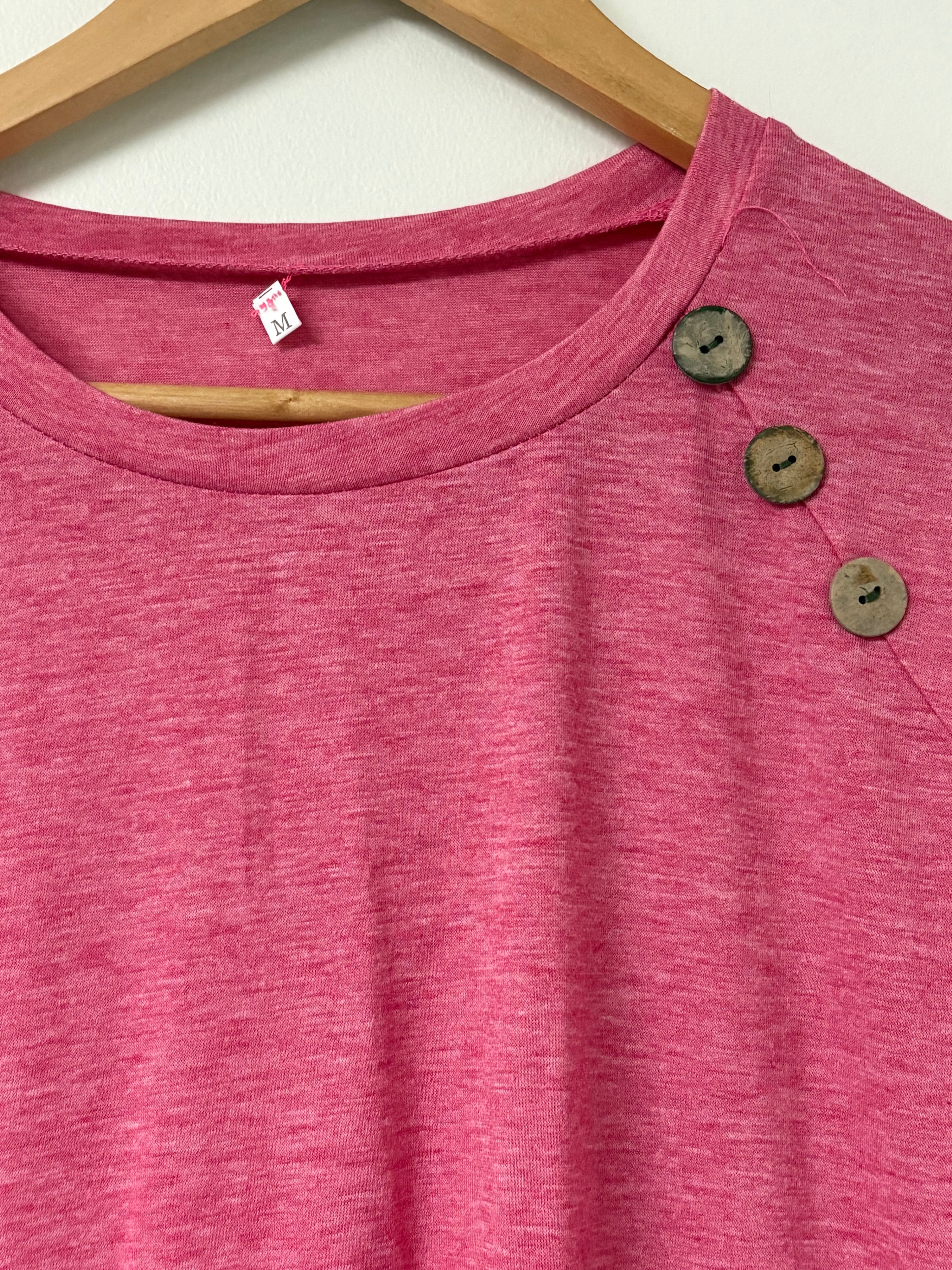 Cotton Shirt Styled w/ Buttons