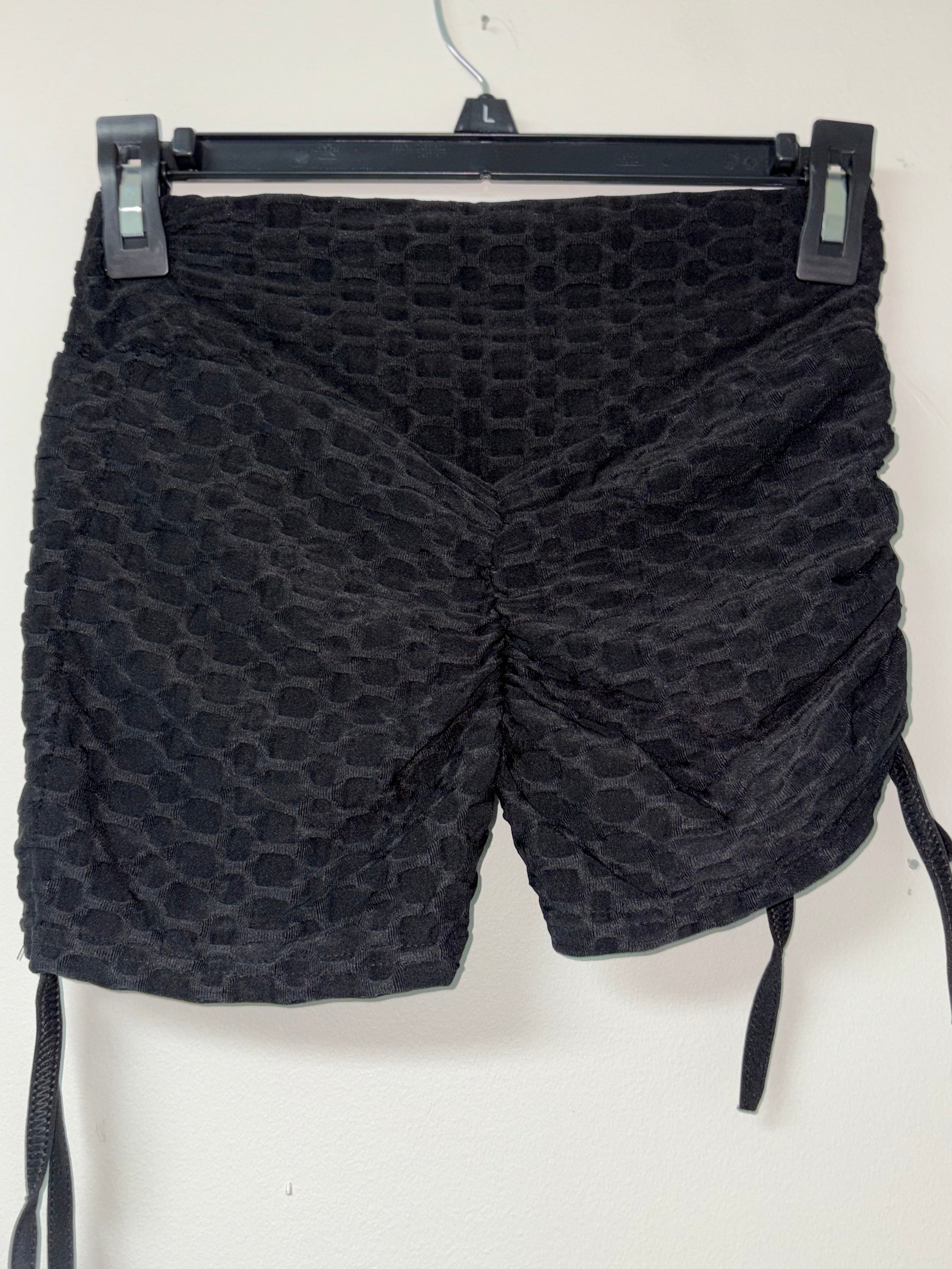 Cheeky Cheek Black Shorts