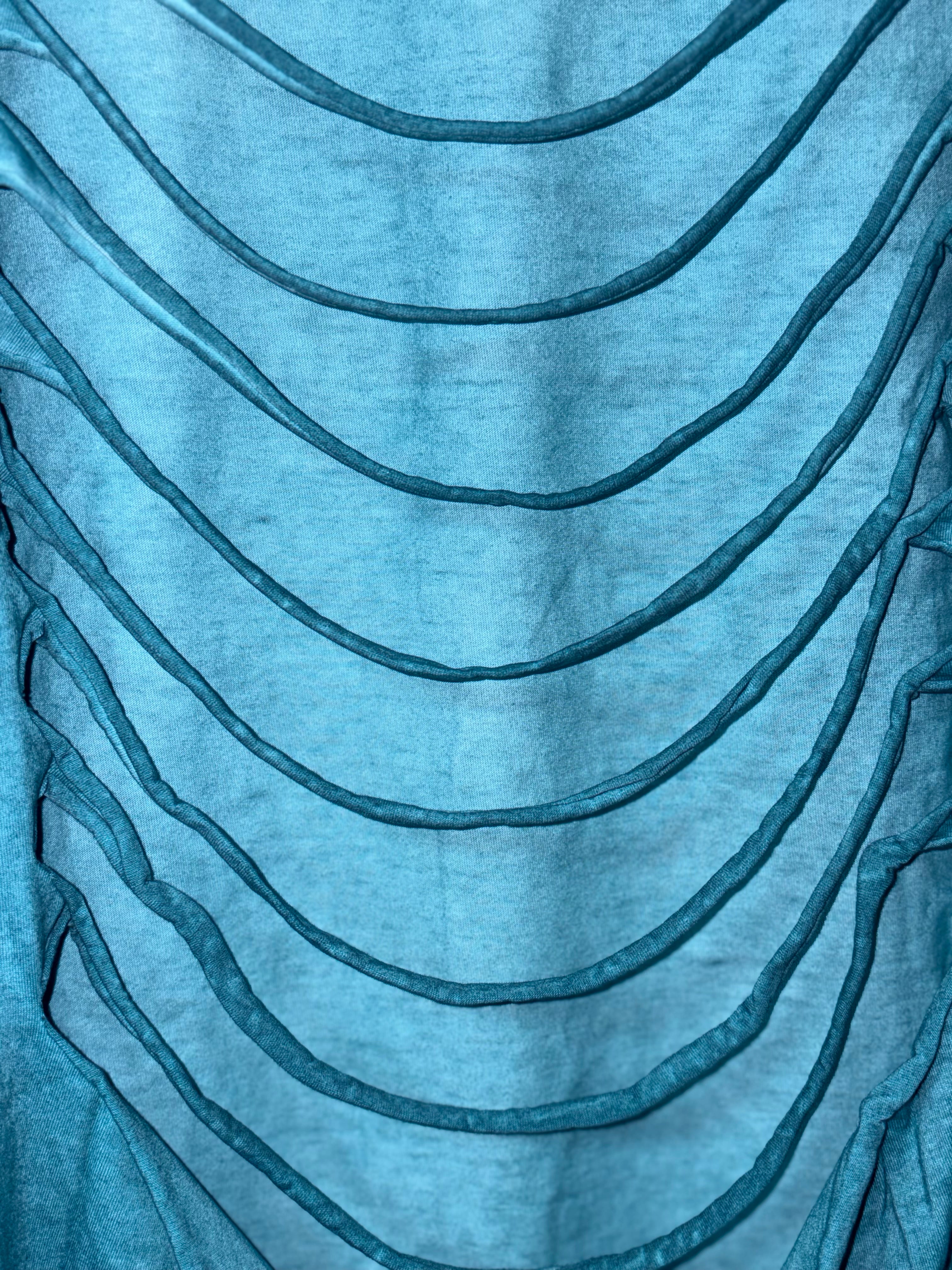 Teal Blue Hot Mama Tee