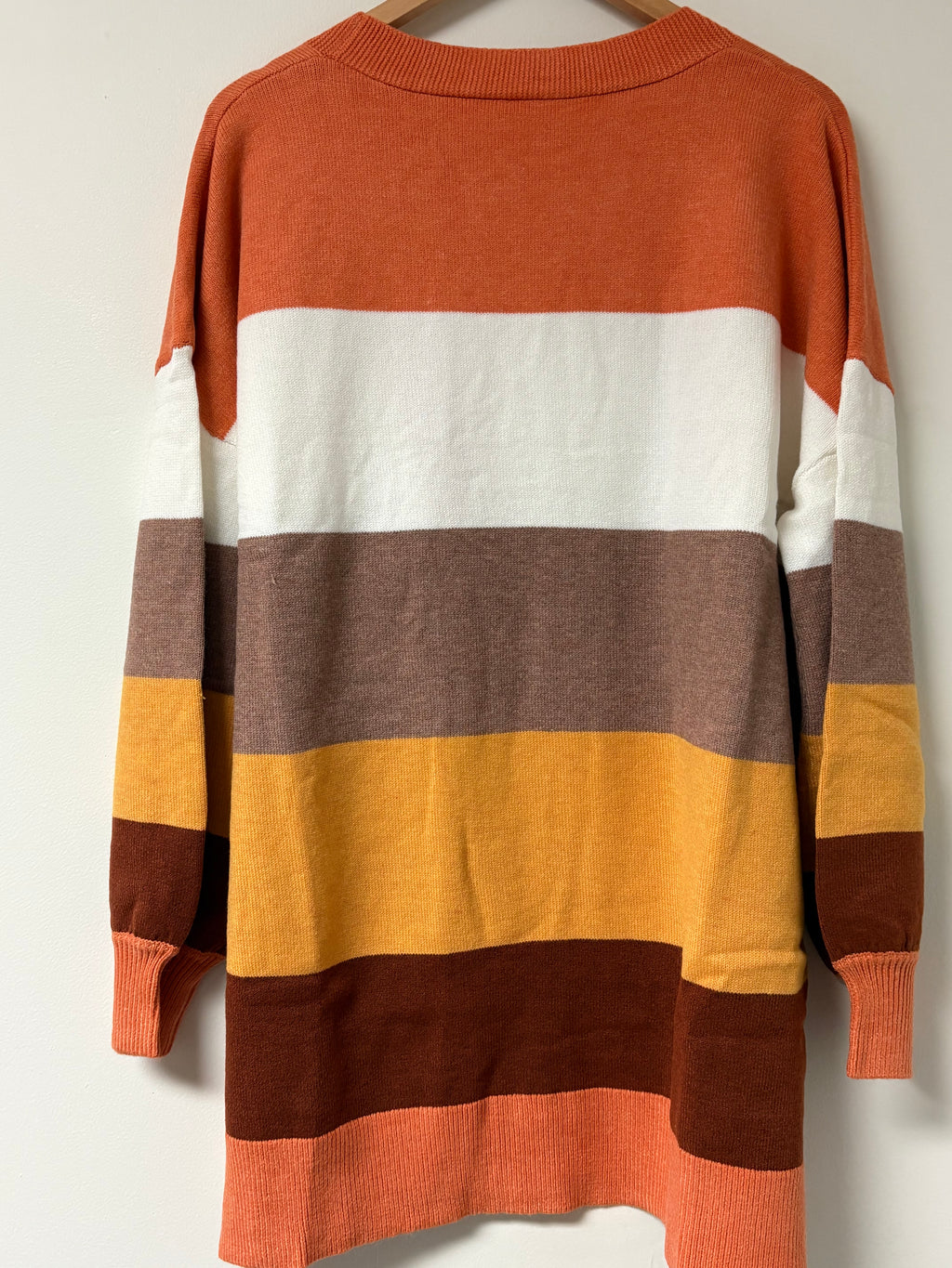 Cardigan | Rustic Stripes | Soft | Size XL