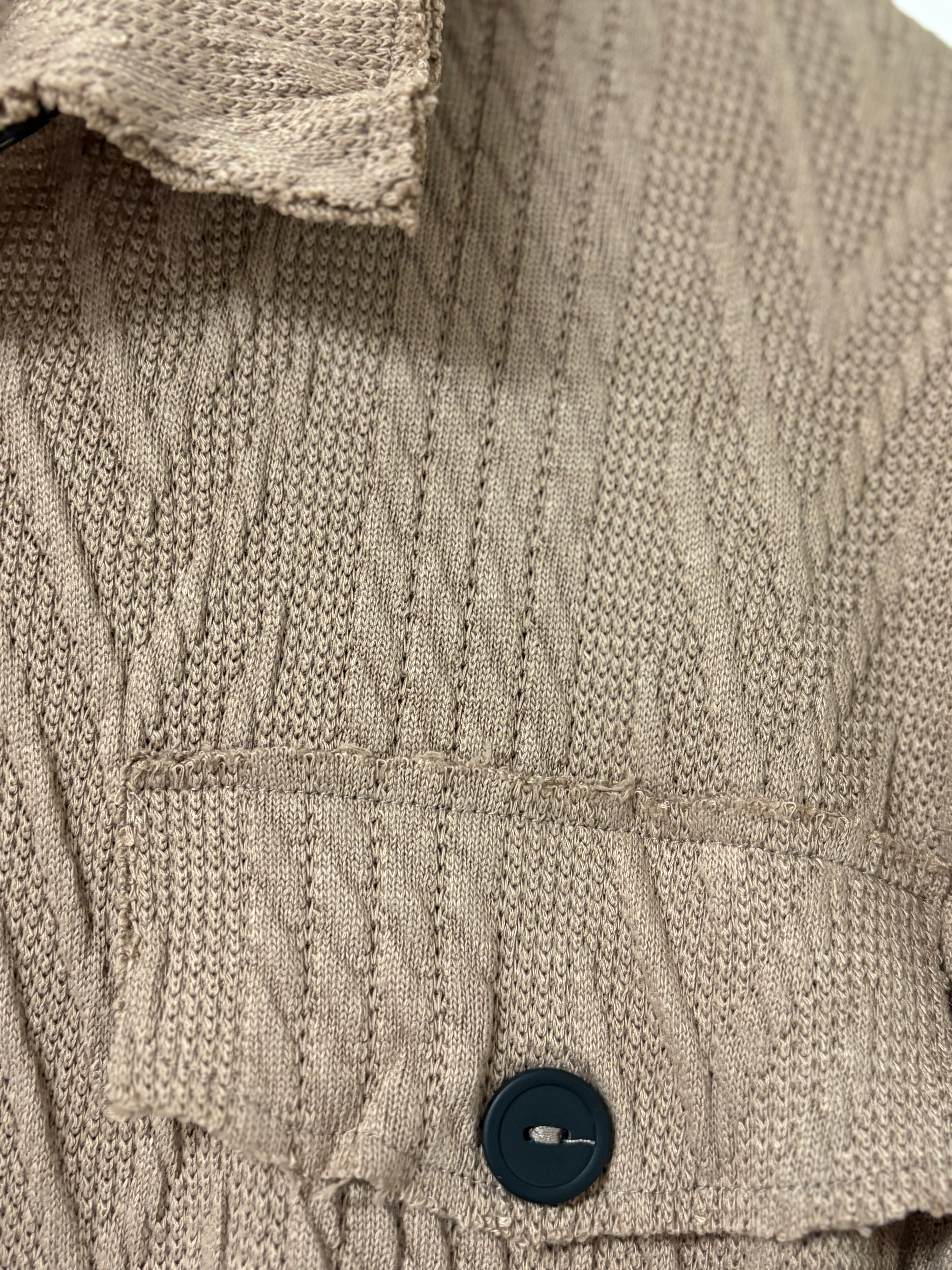 Tan Sweater Button Down