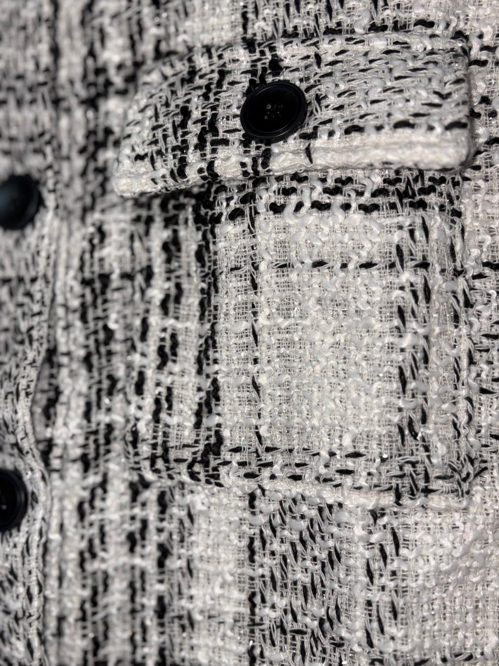 Black & White Plaid Flannel