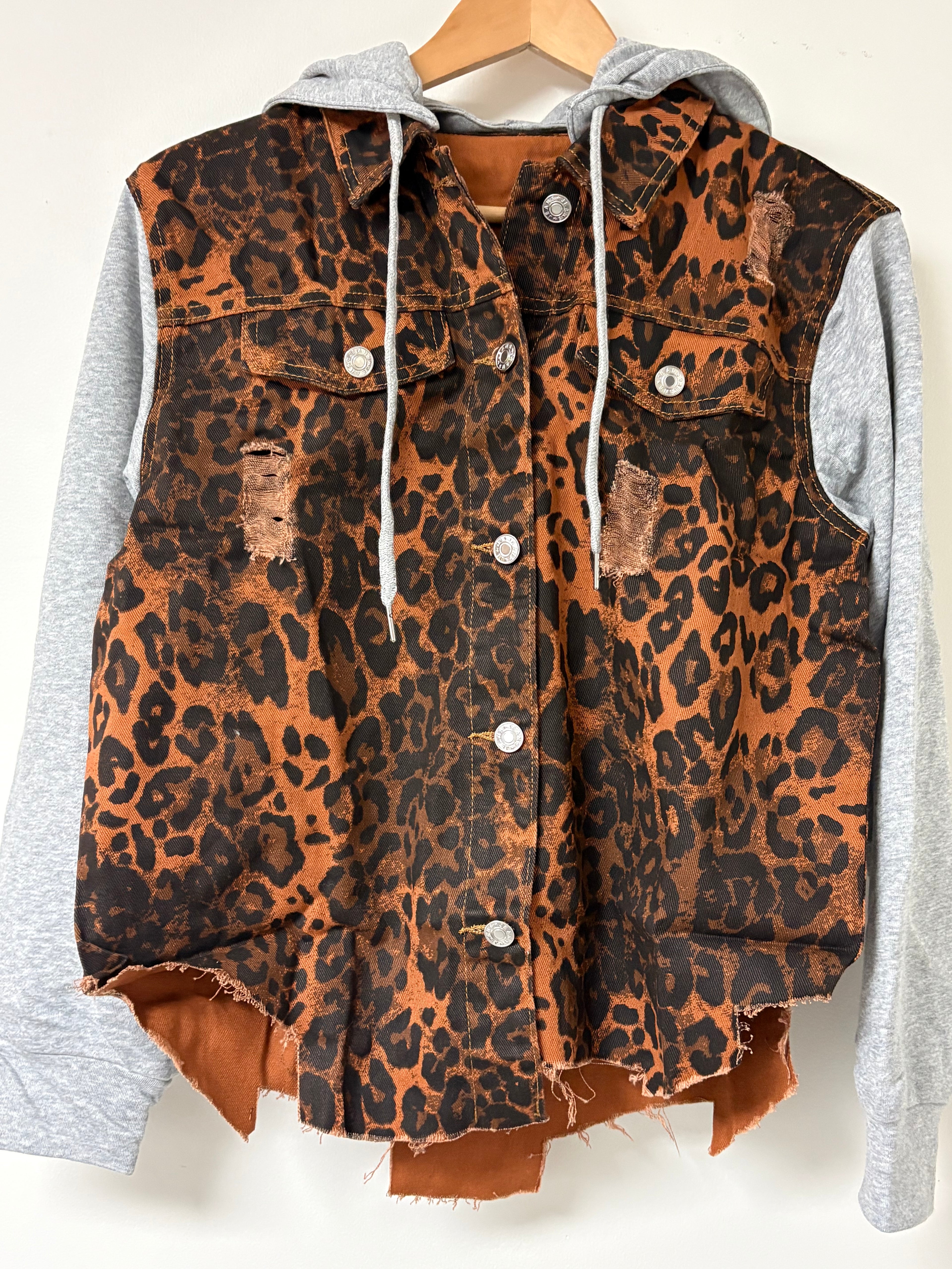 Punk Grunge Leopard Print Jacket