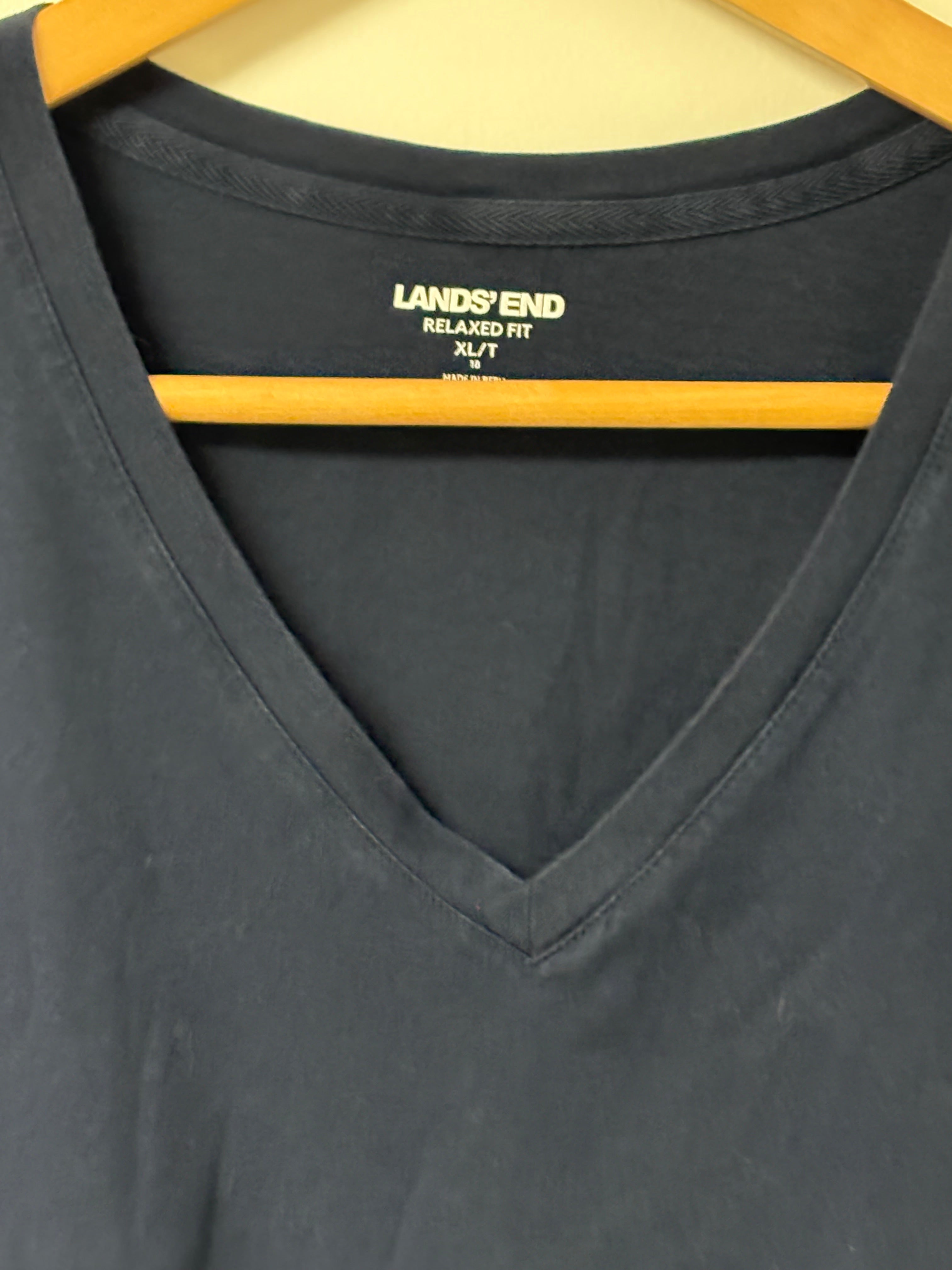 Navy Tee | Lands End | XL