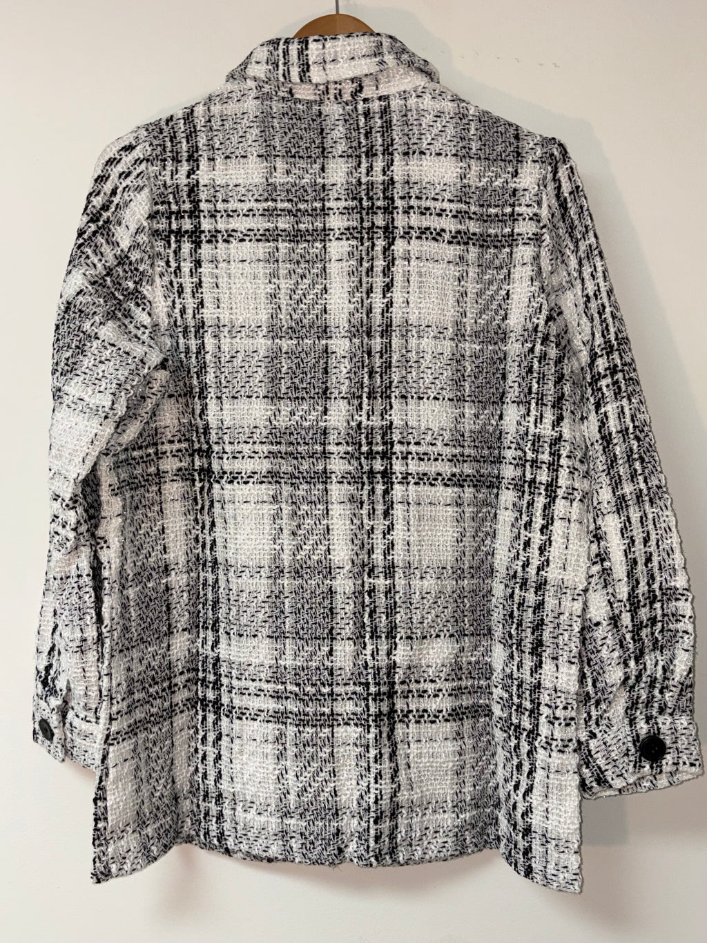 Black & White Plaid Flannel