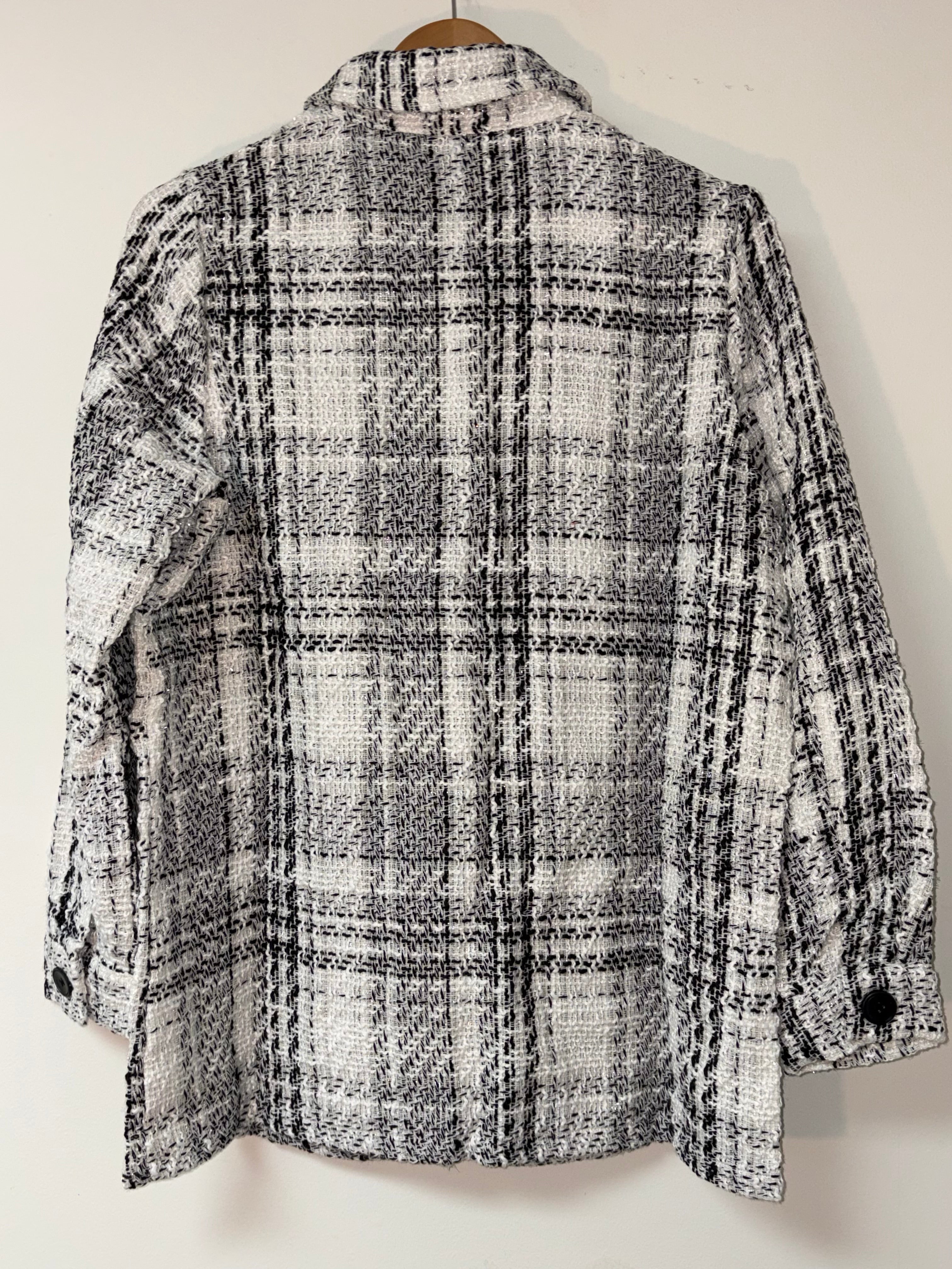 Black & White Plaid Flannel