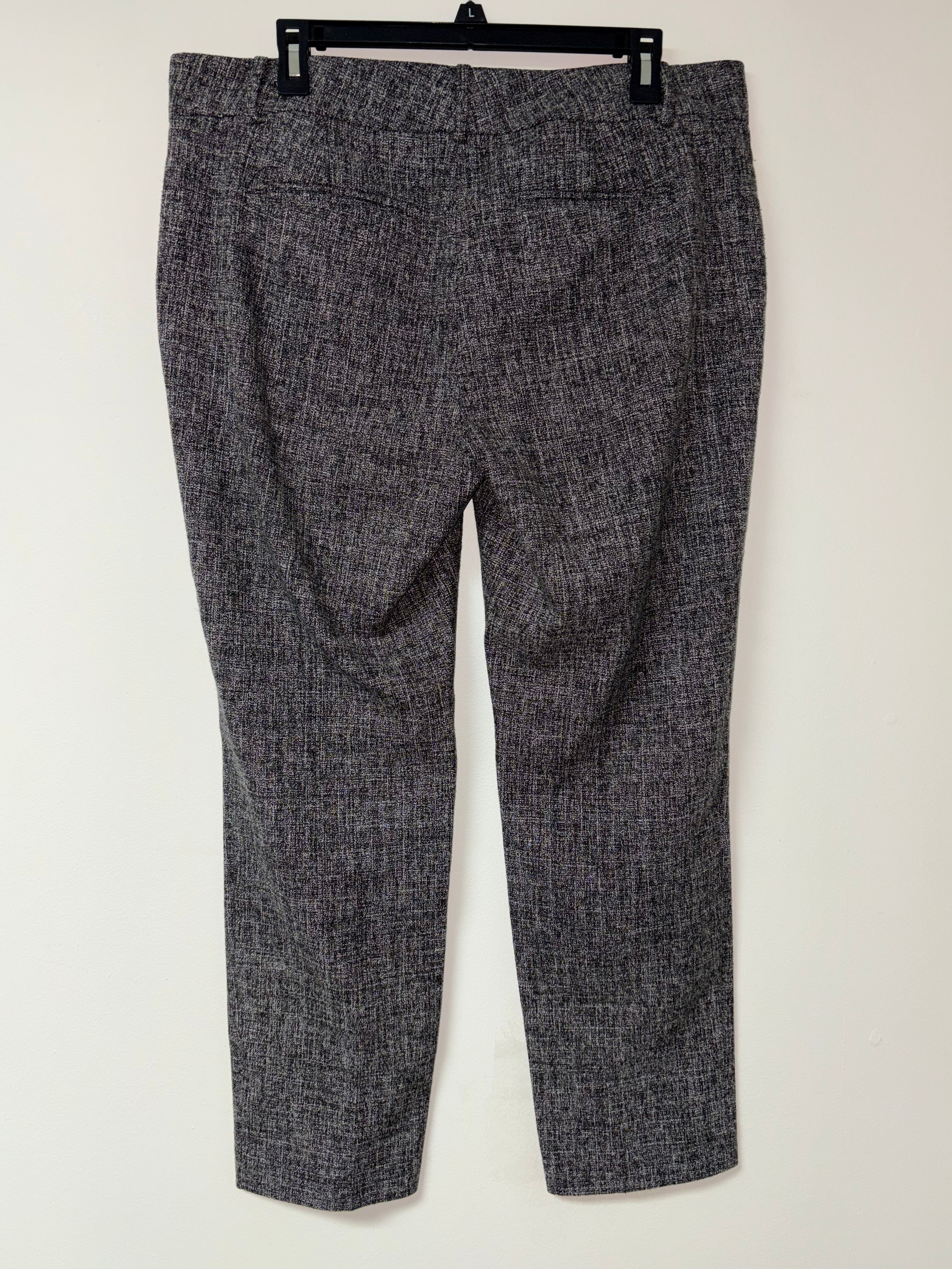 Ann Taylor Charcoal Tweed Pants | Size 12