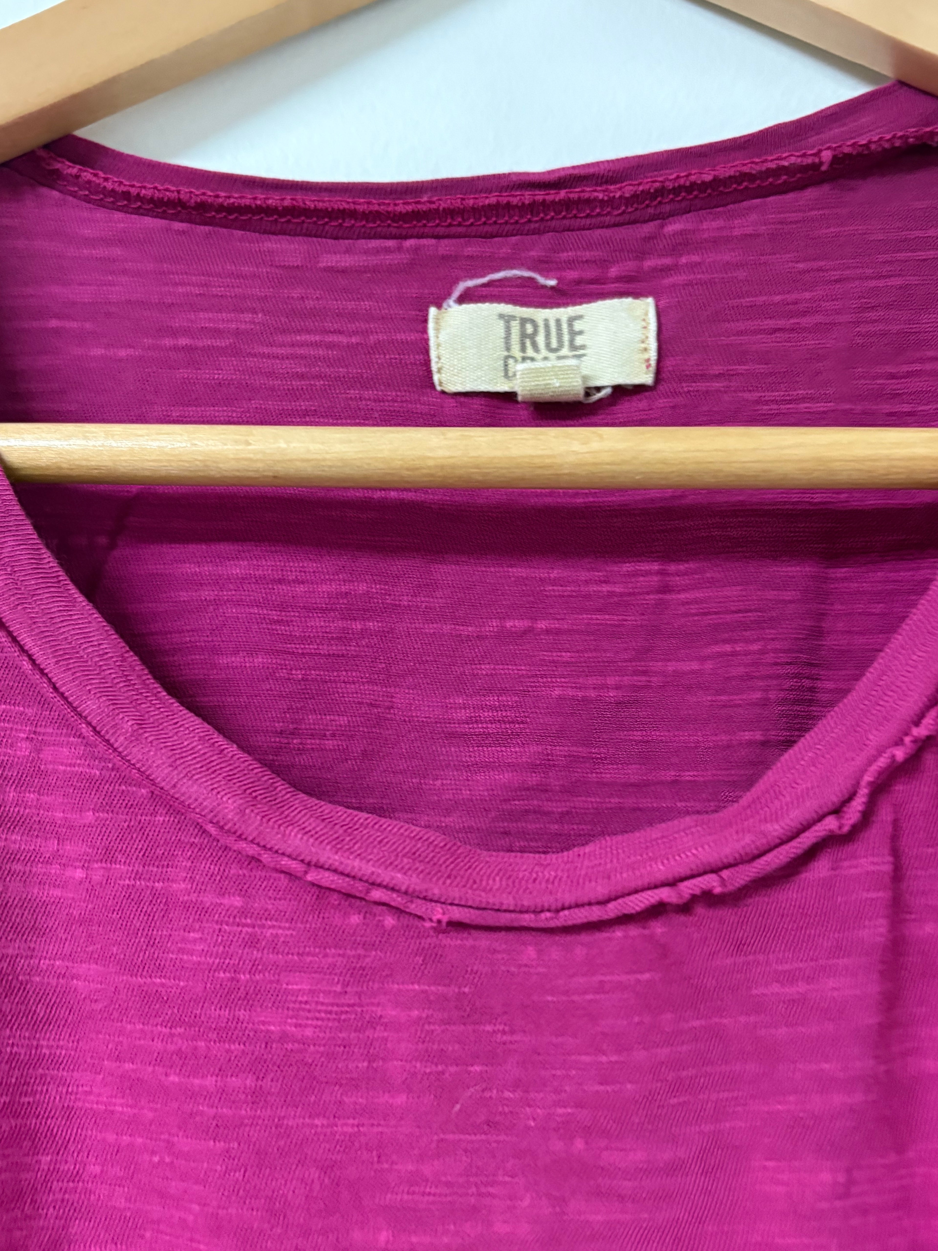 Tru Craft Fuchsia Ruffle Tee