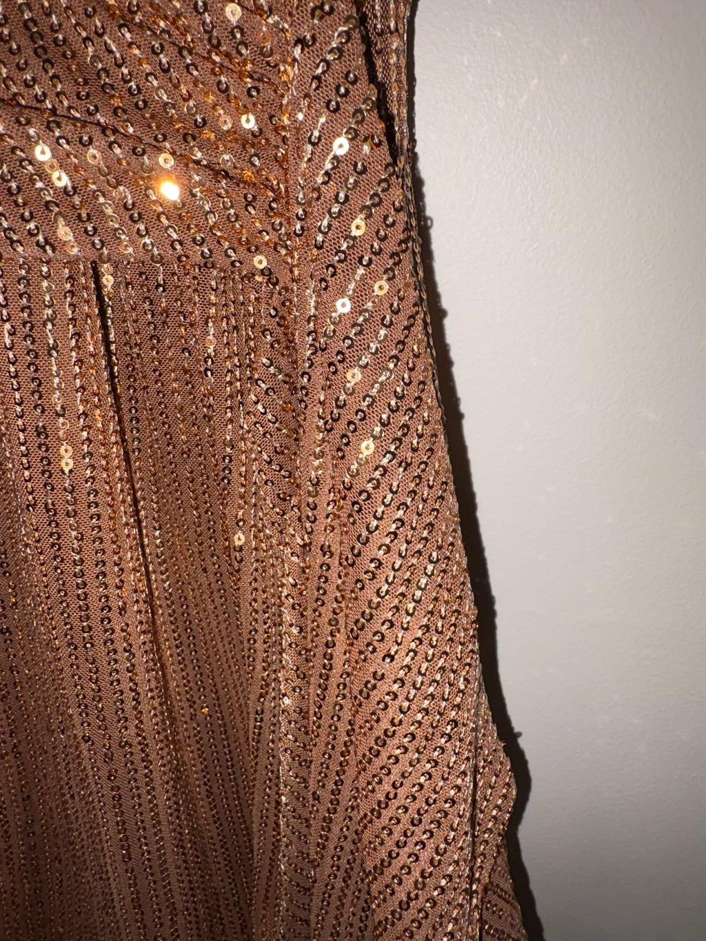 Grace Karin Brown Sequins Dress