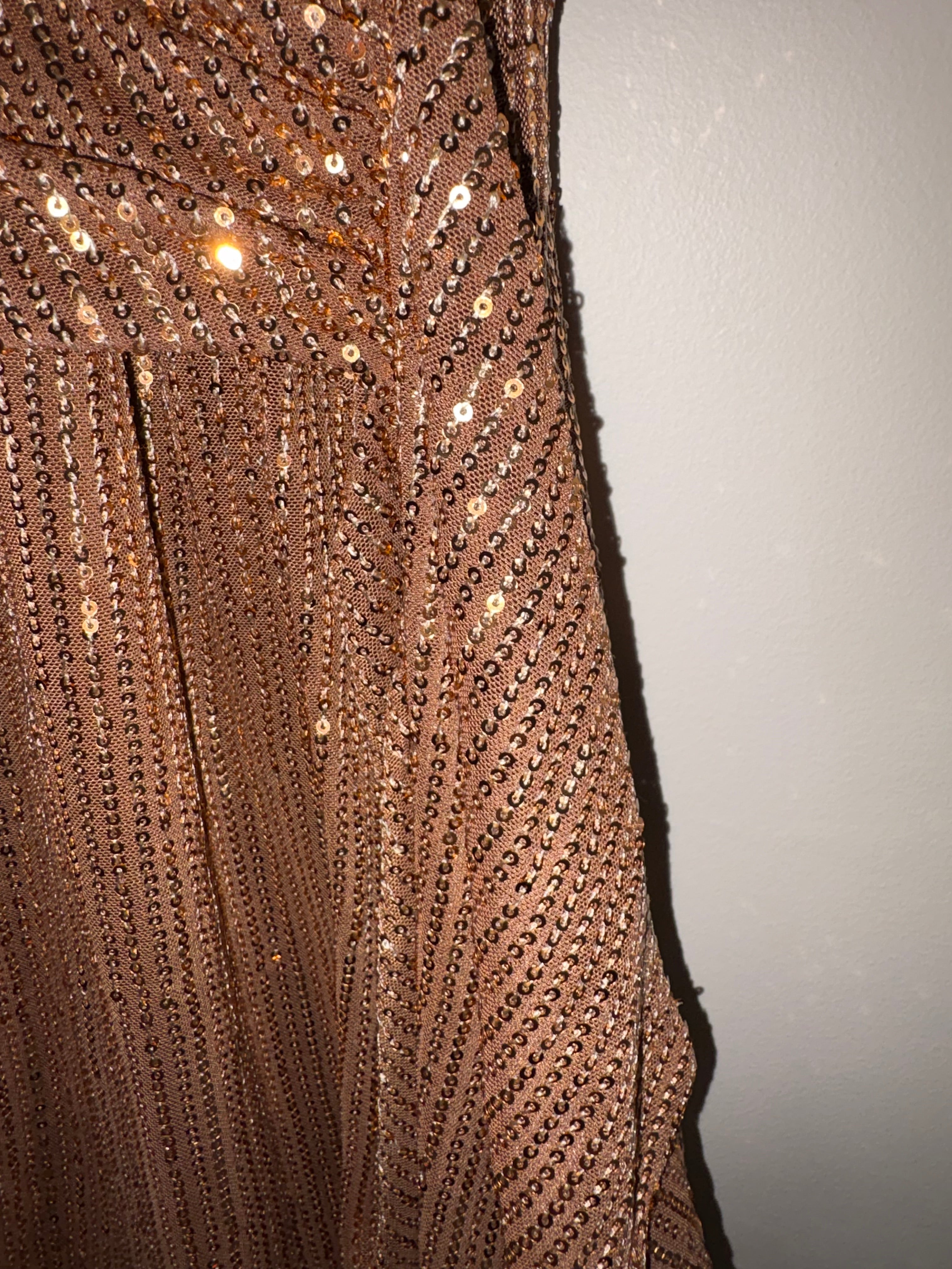 Grace Karin Brown Sequins Dress
