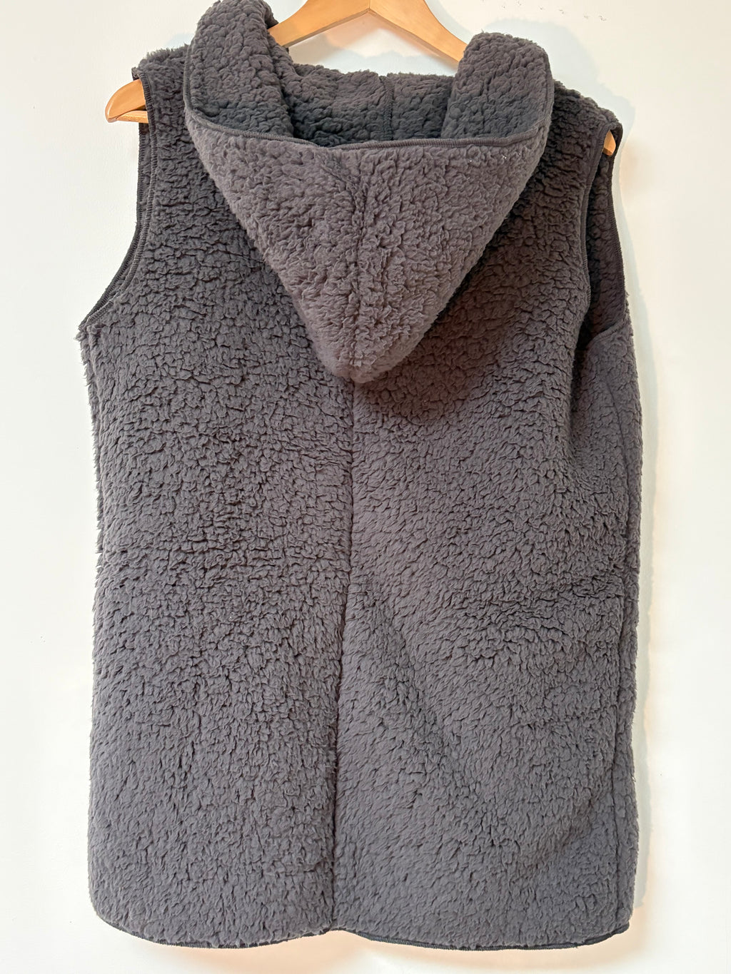Charcoal Fleece Cozy Vest