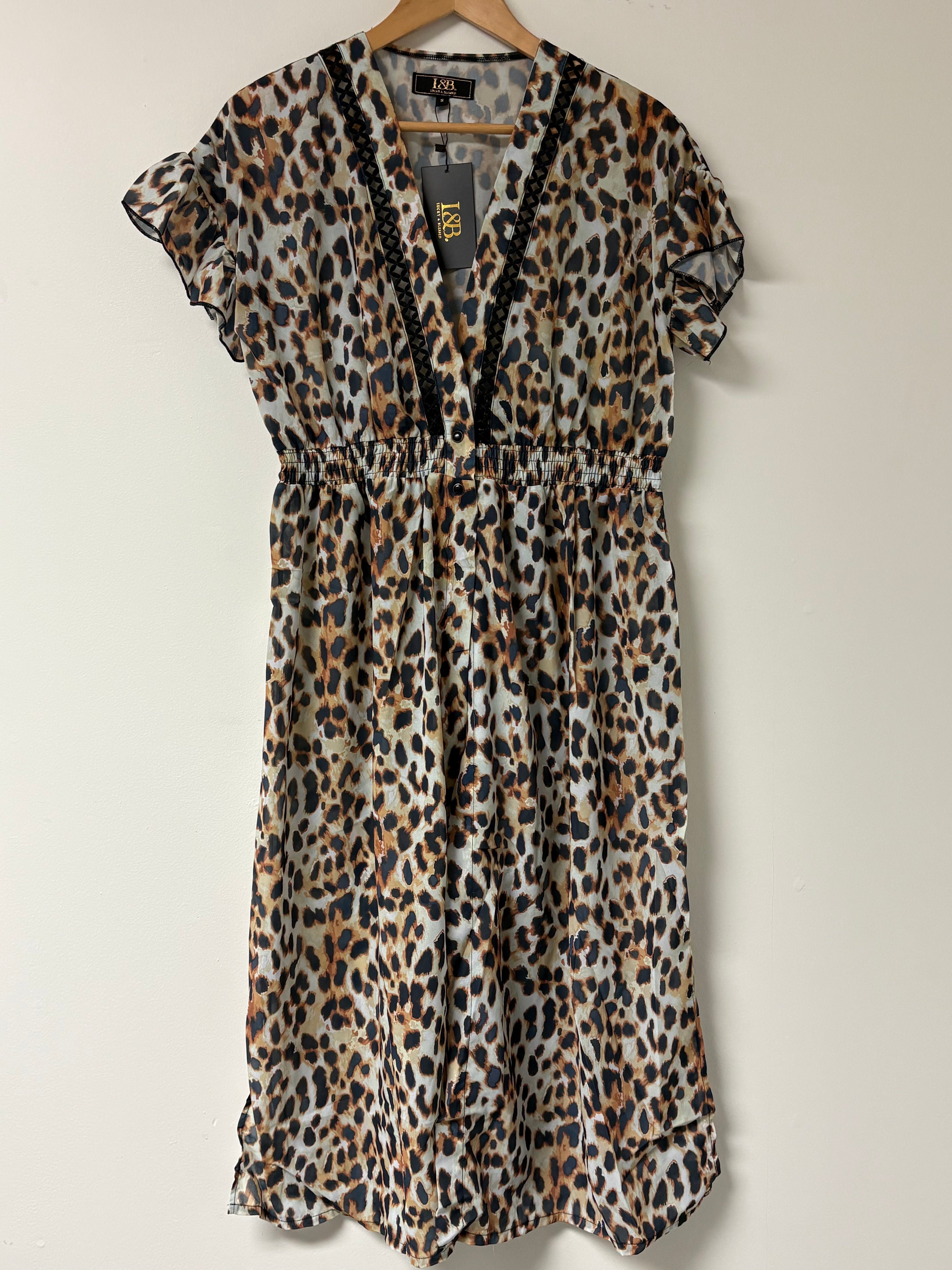 Leopard Print Lucky & Blessed Top • Cover Up • Dress