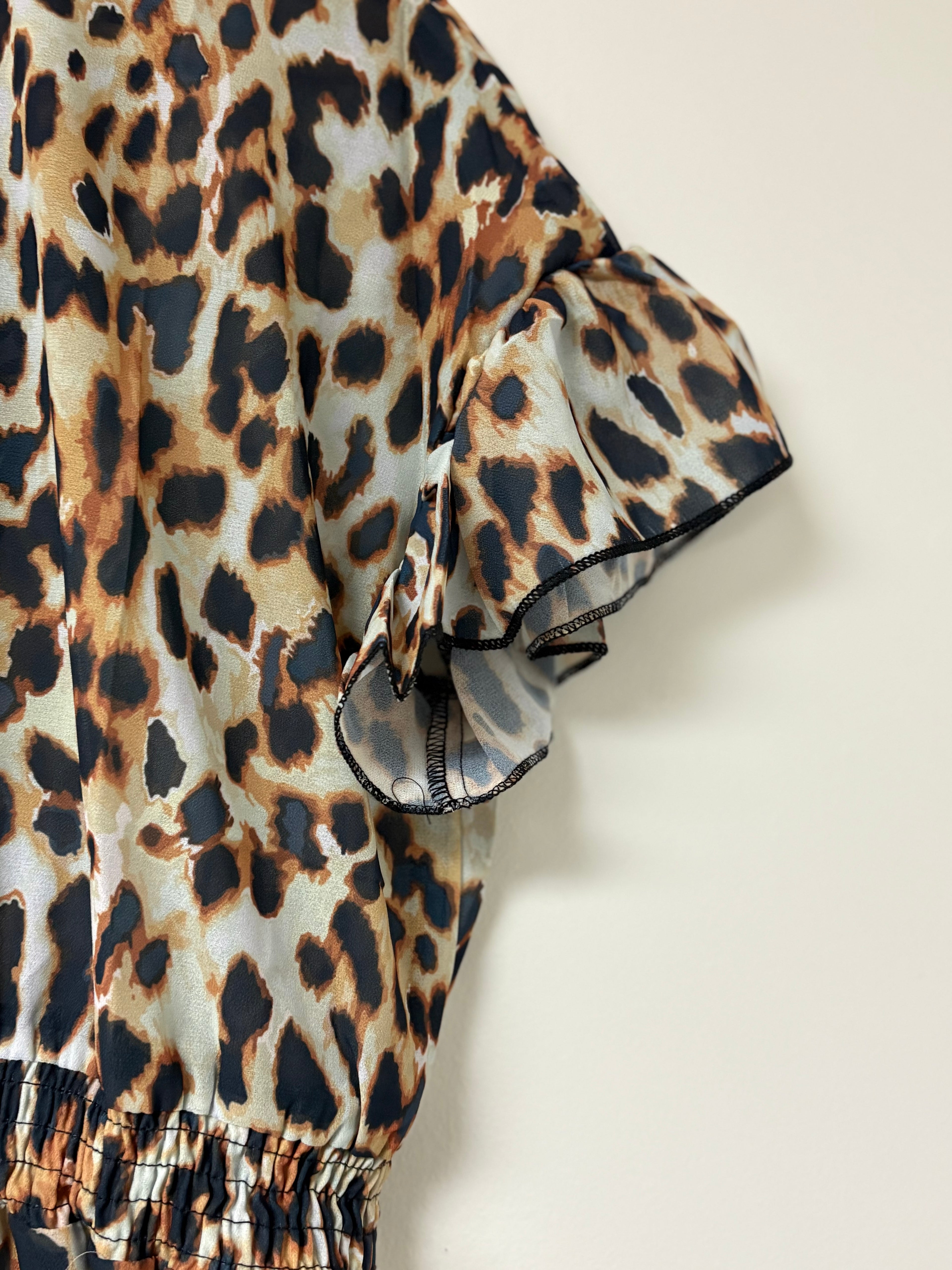 Leopard Print Lucky & Blessed Top • Cover Up • Dress