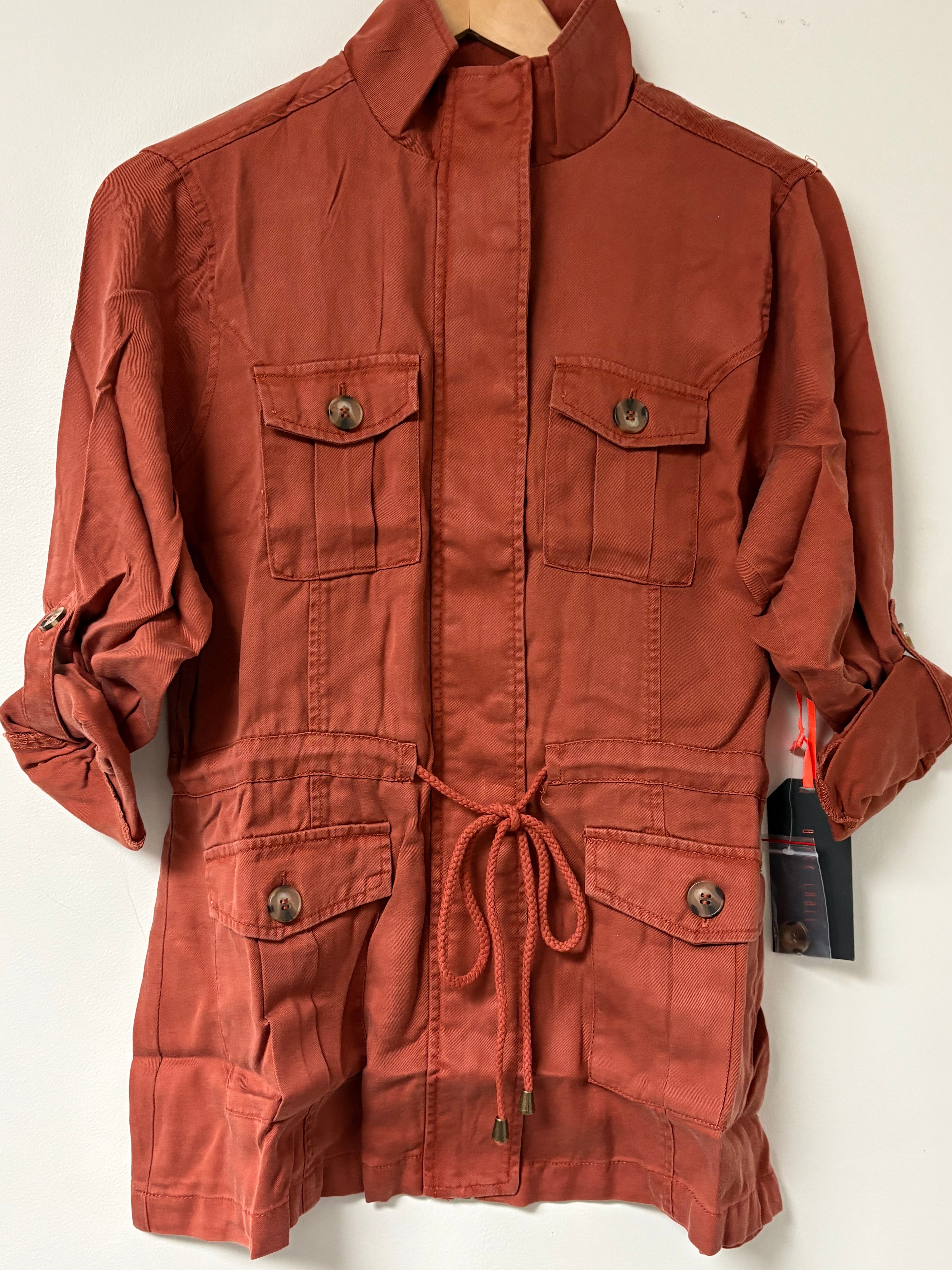 Women’s Rust Button Down with winches Waist | Size Small
