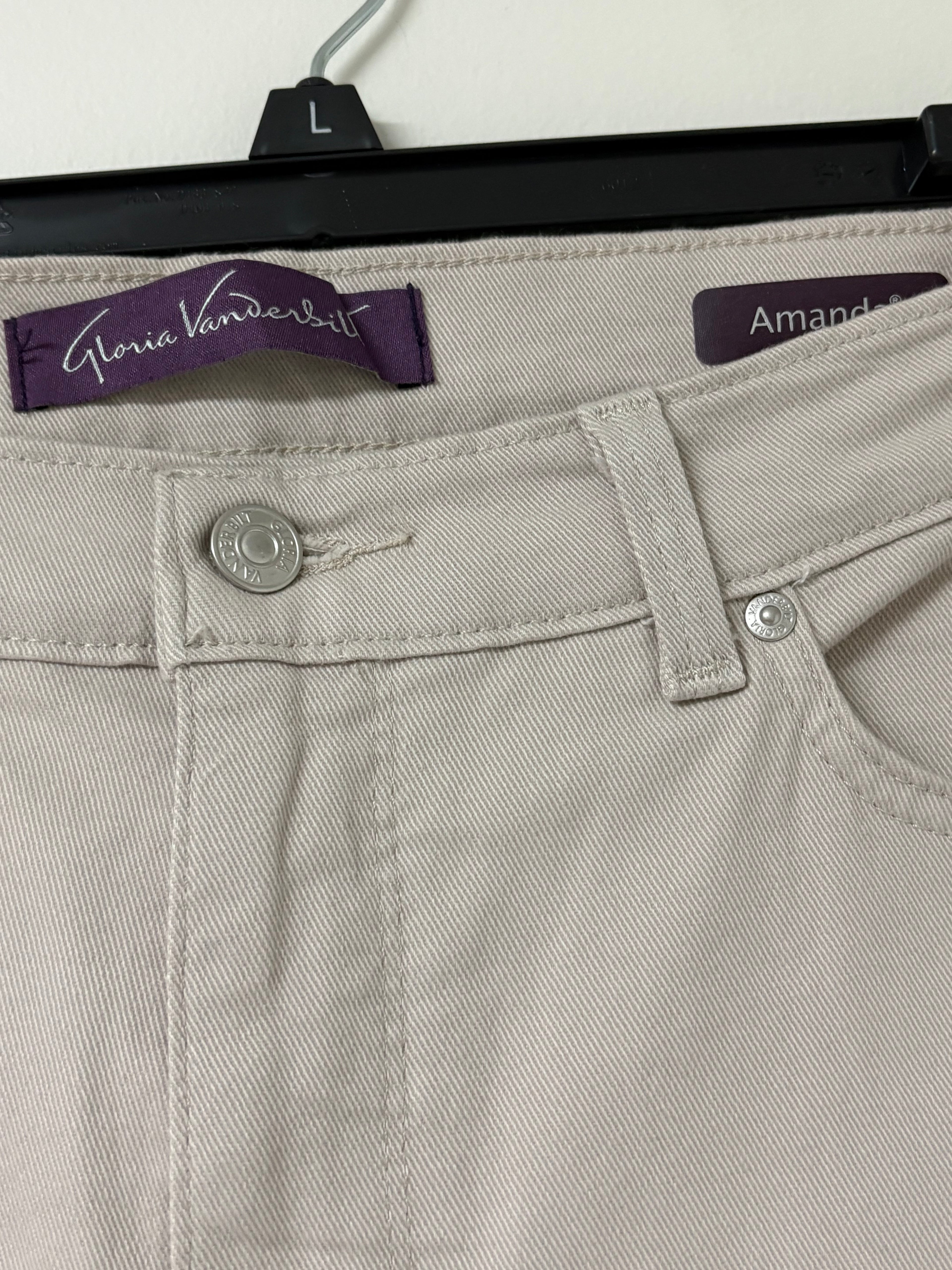 Gloria Vanderbilt Beige Amanda Jeans