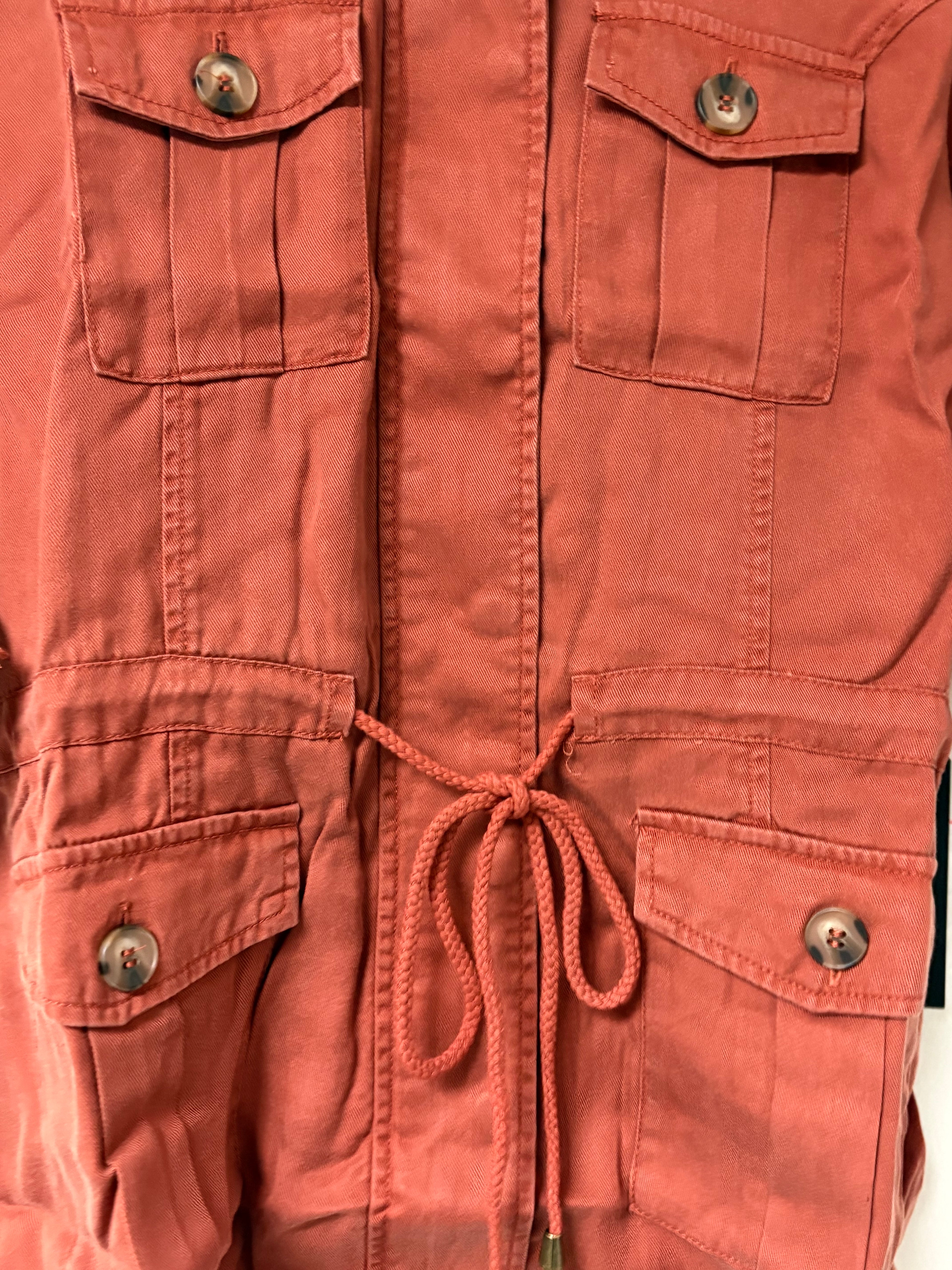Women’s Rust Button Down with winches Waist | Size Small
