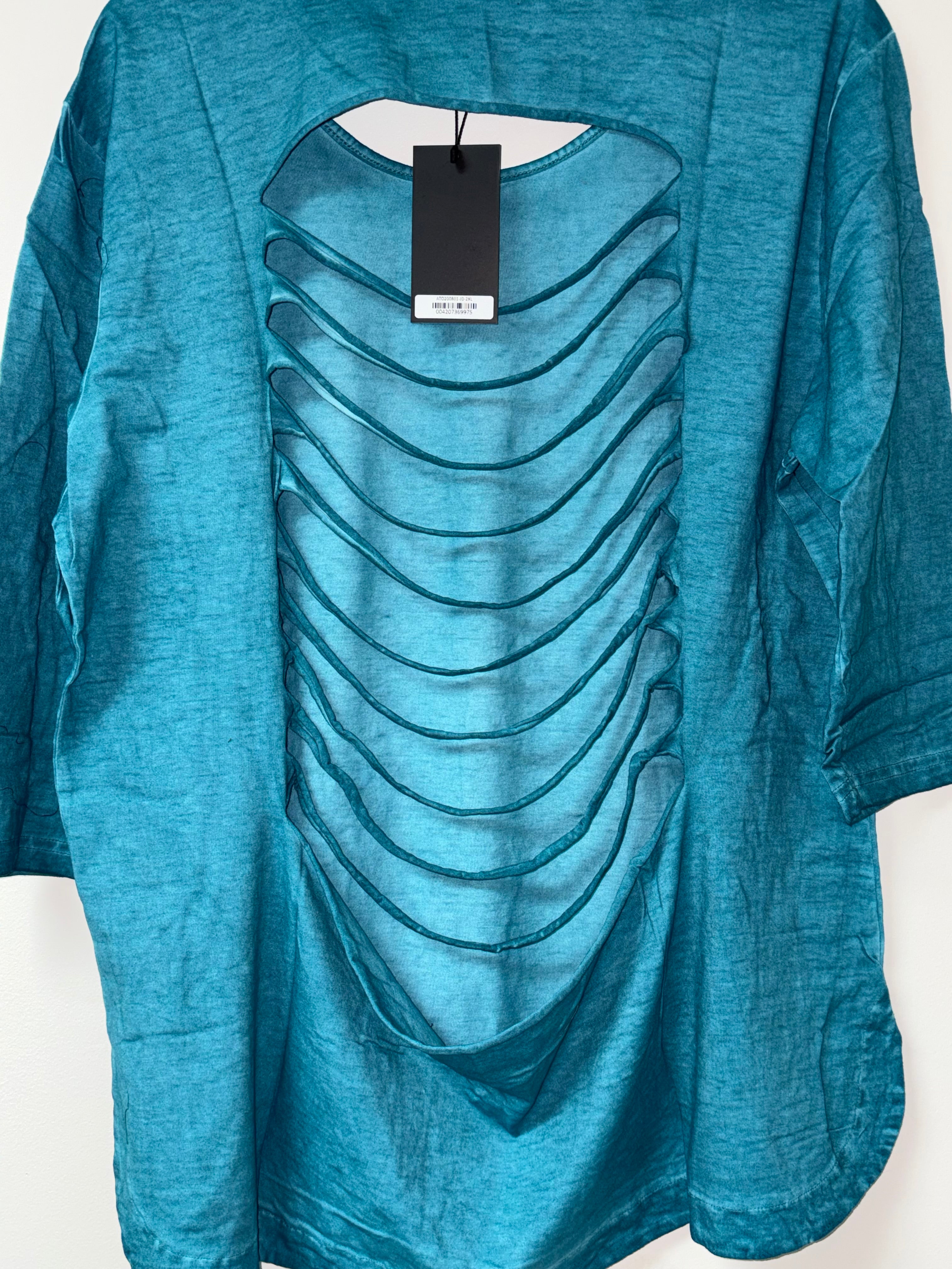 Teal Blue Hot Mama Tee