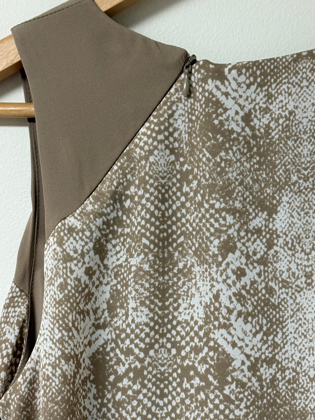 Juicy Couture Tan Snake Print Top | Size Small