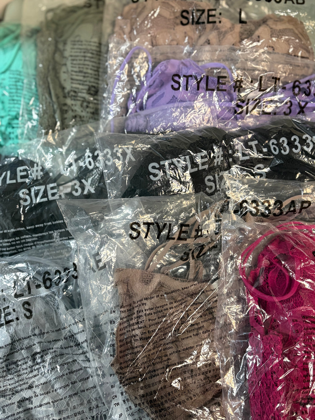 Bralette in 8 Different Colors | Multiple Sizes | Zenana